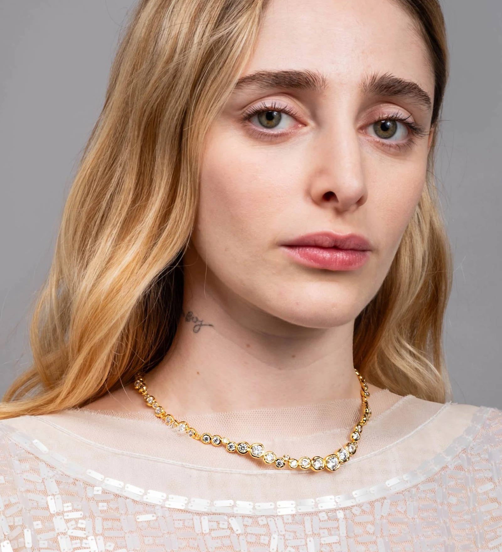 Alexis Bittar-Asterales Gold Riviera Necklace-Necklaces-Blue Ruby Jewellery-Vancouver Canada