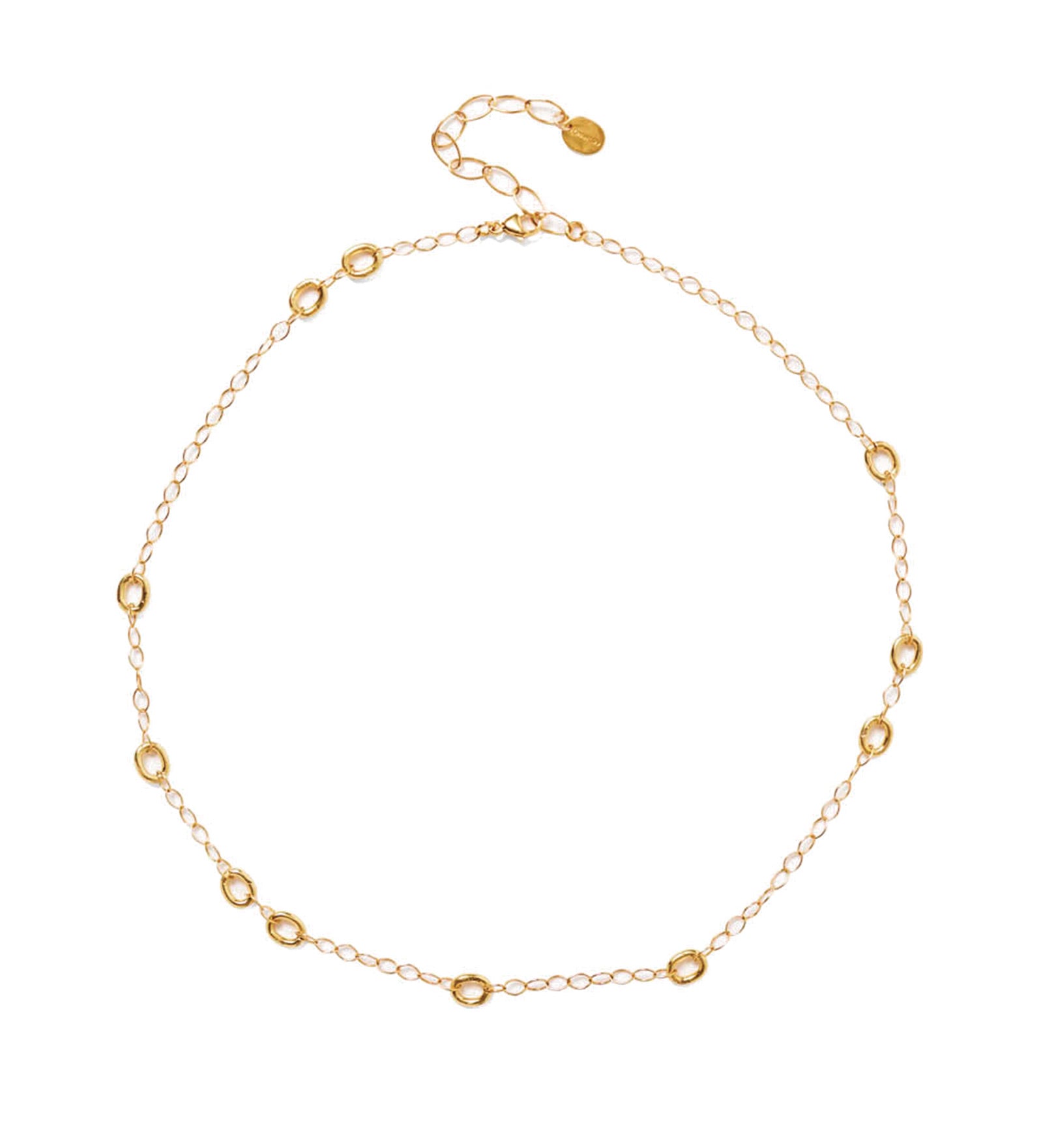 Leni Chain Link Necklace 18k Gold Plated