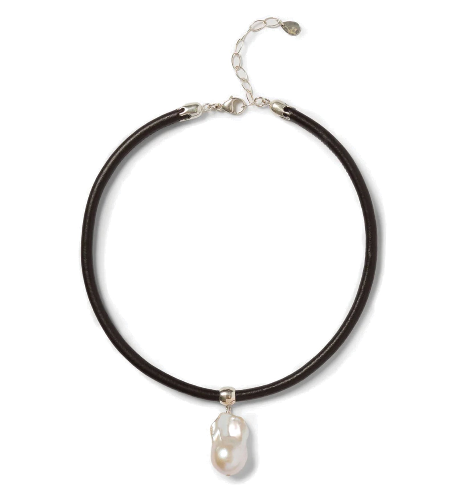 Rosemary Necklace Sterling Silver, White Pearl