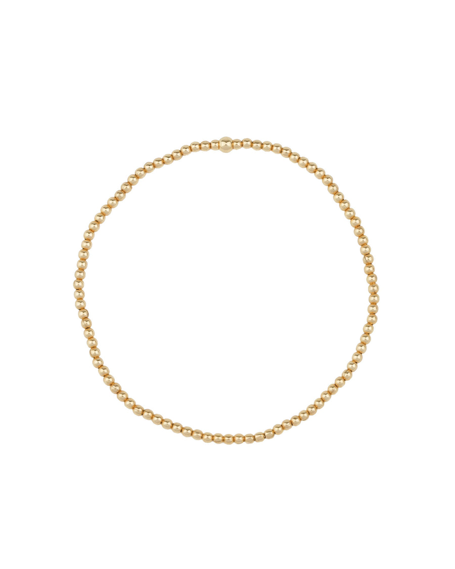 Cause We Care-Beaded Bracelet | 2mm-Bracelets-14k Gold Filled-Blue Ruby Jewellery-Vancouver Canada
