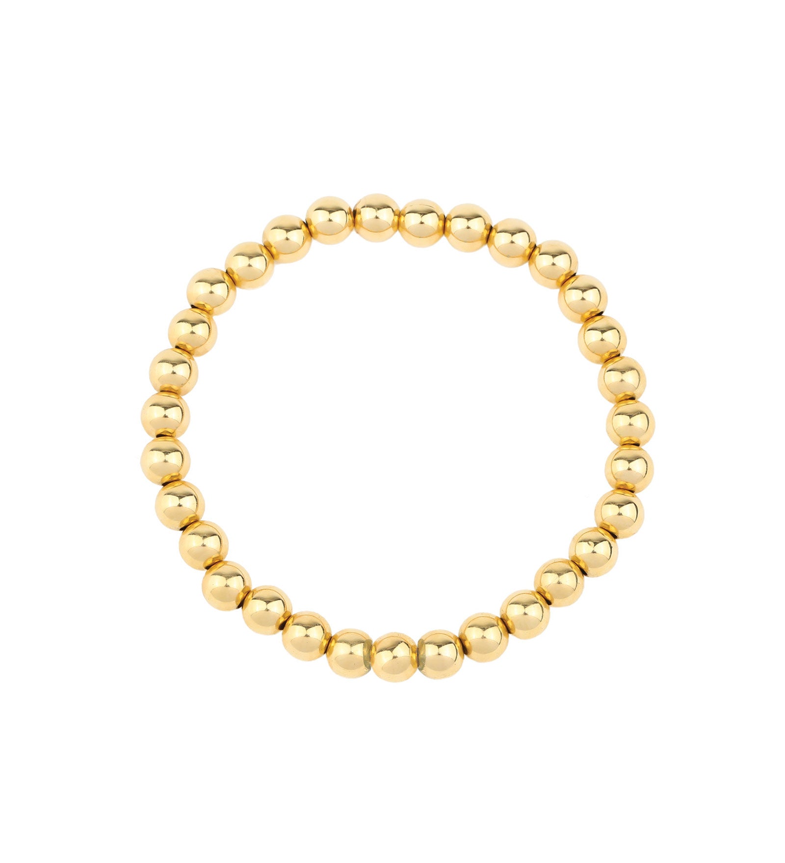 Cause We Care-Beaded Bracelet I 6mm-Bracelets-14k Gold-fill-Blue Ruby Jewellery-Vancouver Canada