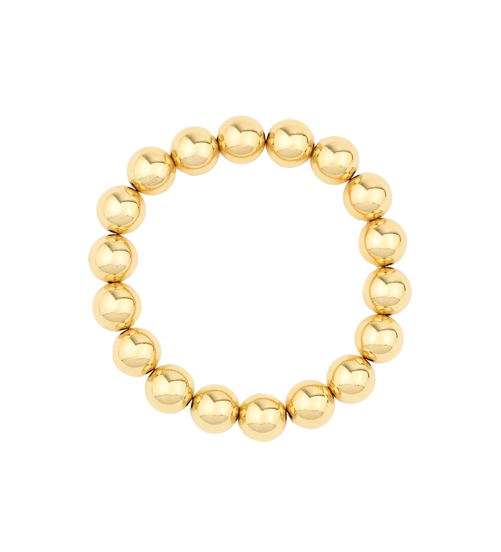 Beaded Bracelet | 10mm 14k Gold Filled