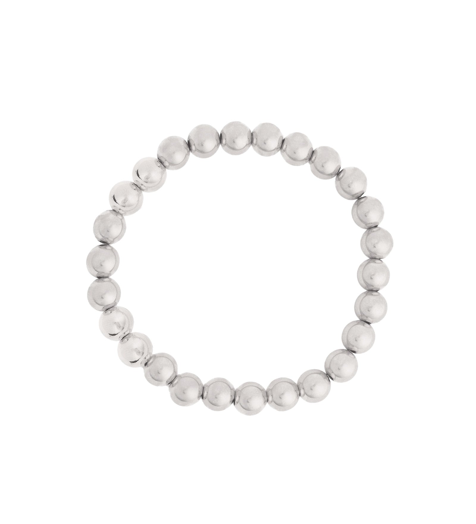 Beaded Bracelet | 8mm Sterling Silver