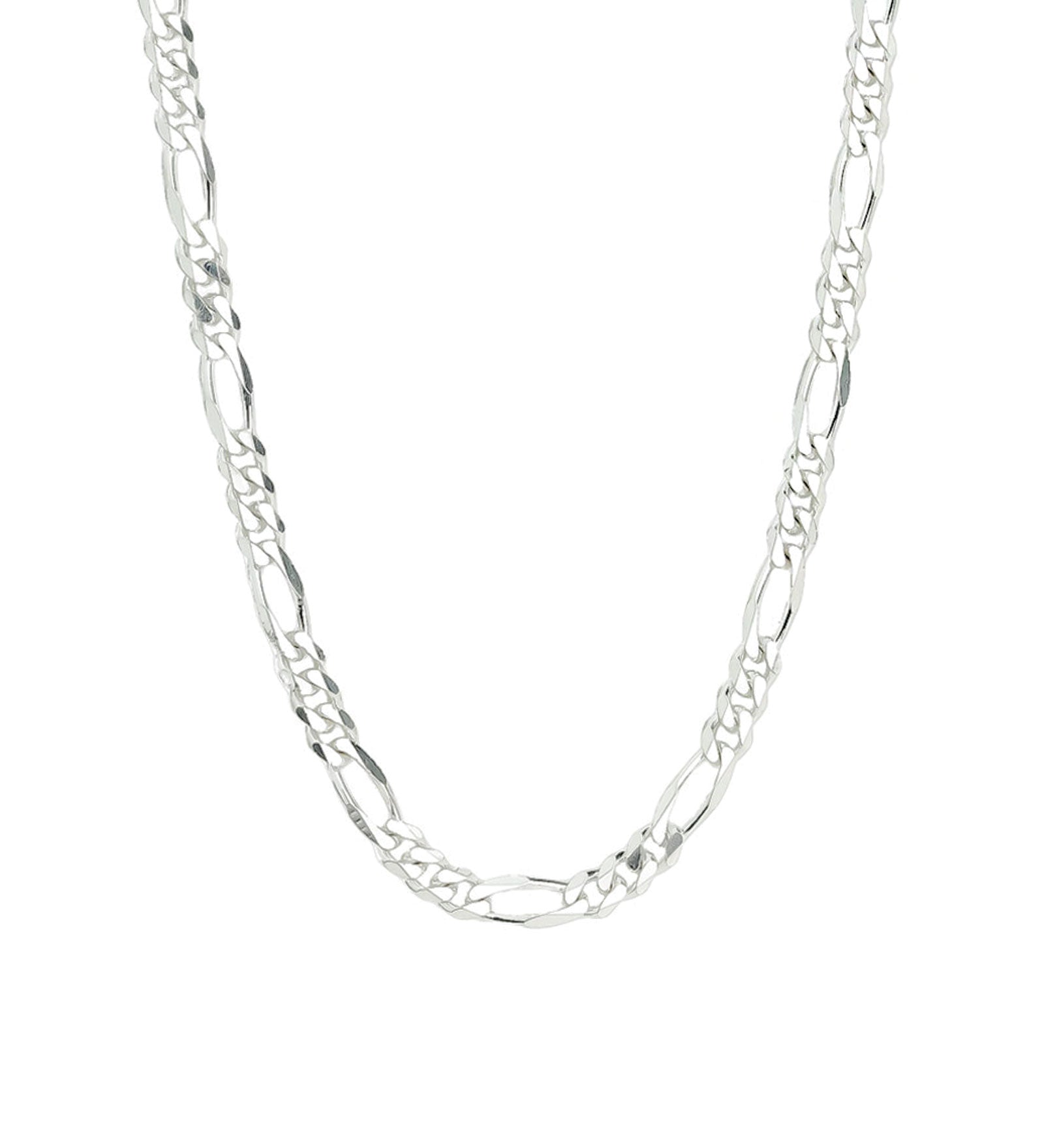 Figaro Chain Necklace | 4.3mm Sterling Silver