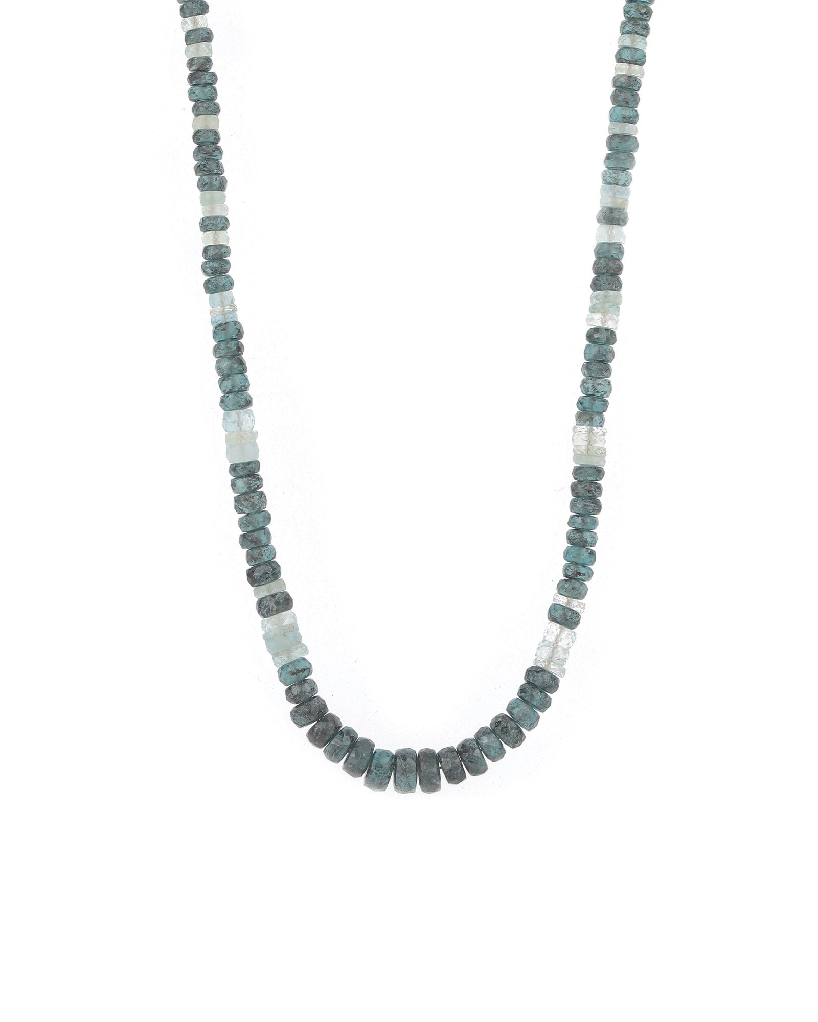 Gem Jar Kyanite Mix Graduated Stone Necklace Blue Ruby Jewellery Canada