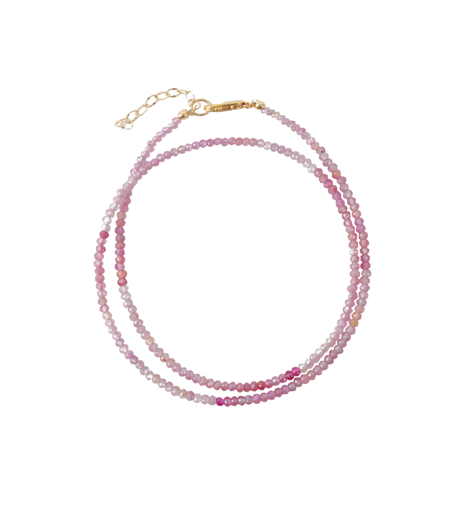 Ruby Wrap Bracelet | 2mm 14k Gold Filled, Ruby