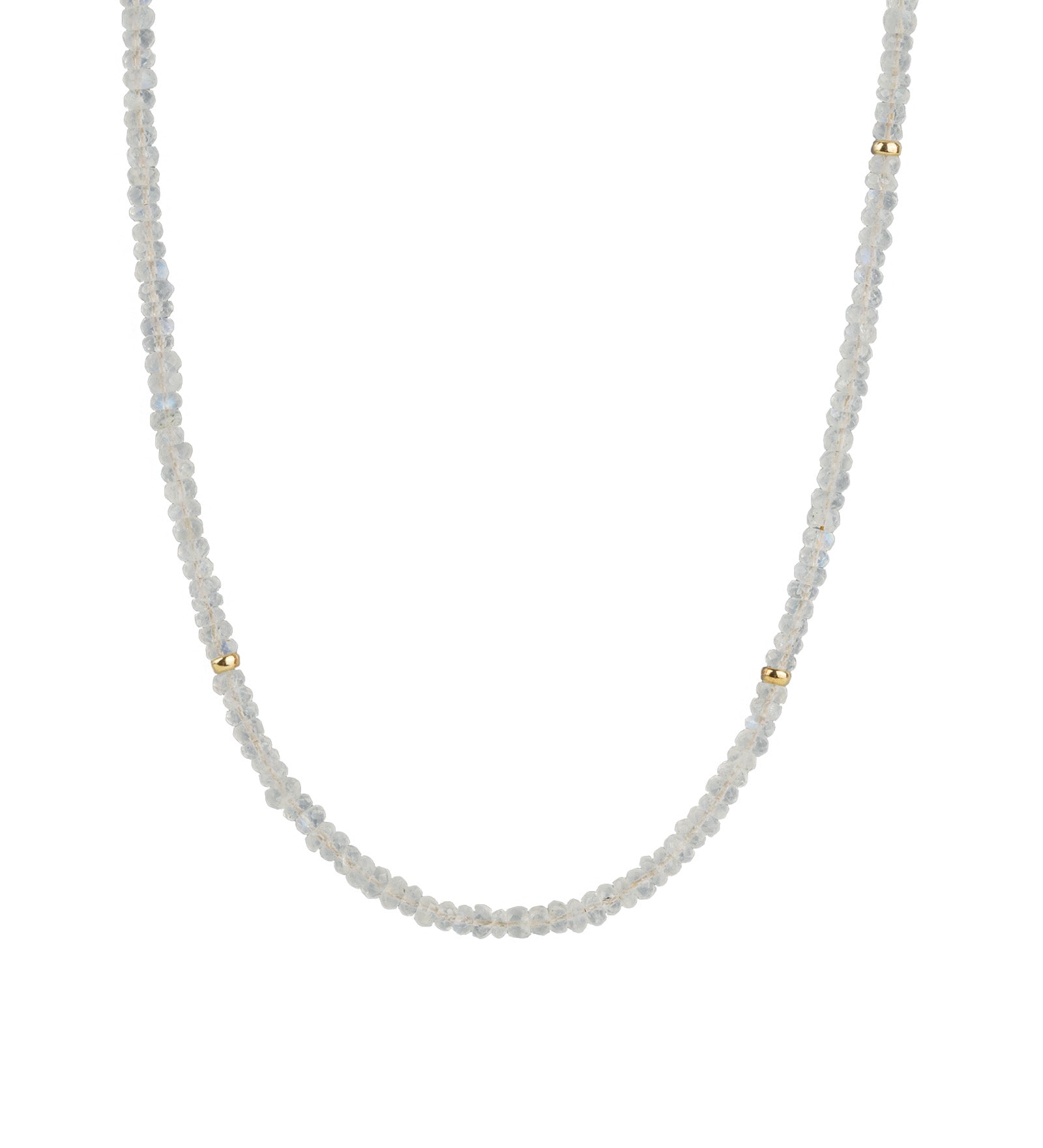Rainbow Moonstone Beaded Necklace 14k Gold Filled, Rainbow Moonstone