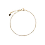 Goldhive-Diamond Tennis Bracelet | Small-Bracelets-14k Yellow Gold, Diamond-Blue Ruby Jewellery-Vancouver Canada