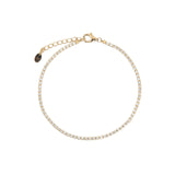 Goldhive-Diamond Tennis Bracelet | Small-Bracelets-14k Yellow Gold, Diamond-Blue Ruby Jewellery-Vancouver Canada