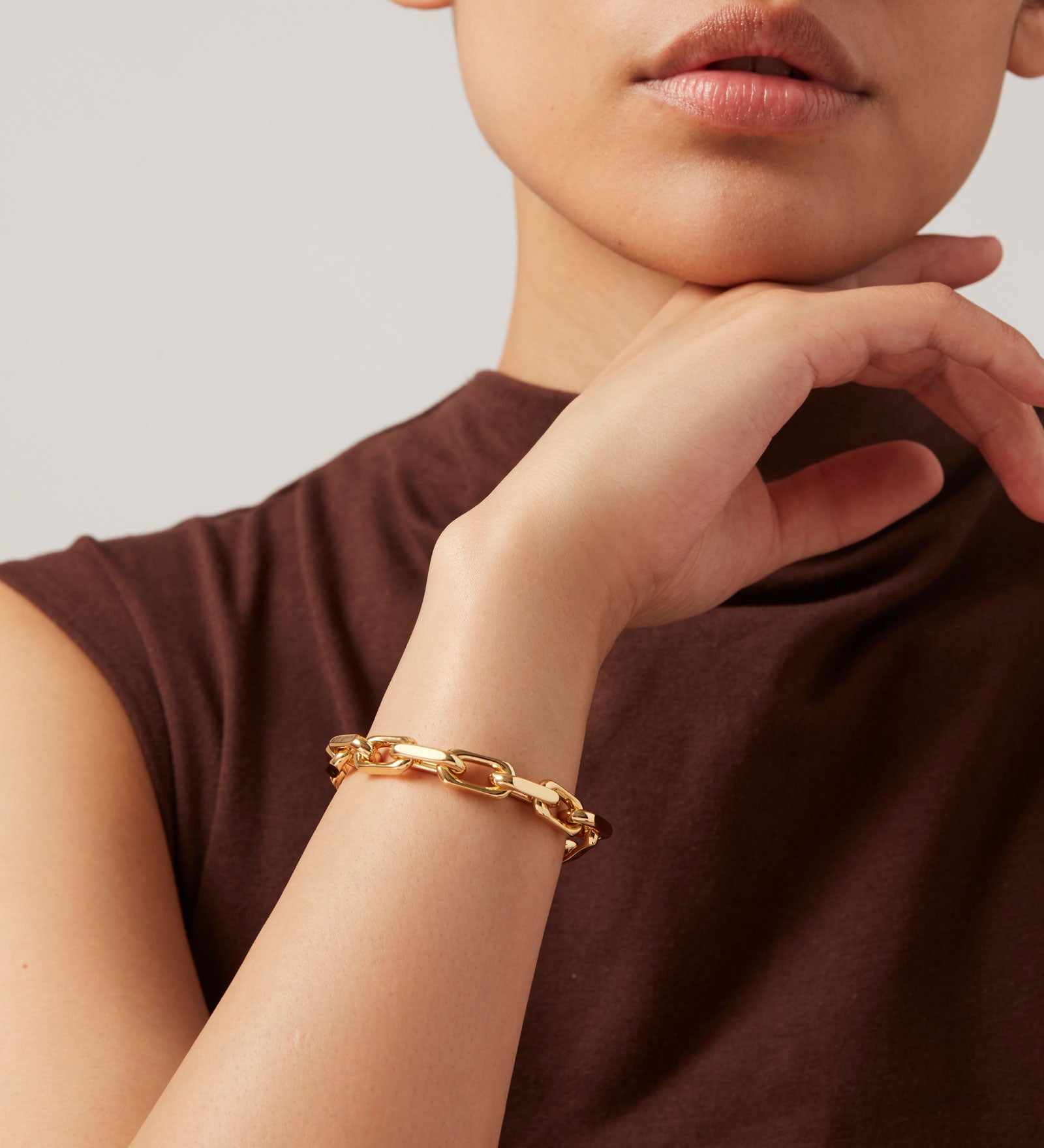 Jenny Bird-Loire Bracelet-Bracelets-14k Gold Plated-Blue Ruby Jewellery-Vancouver Canada