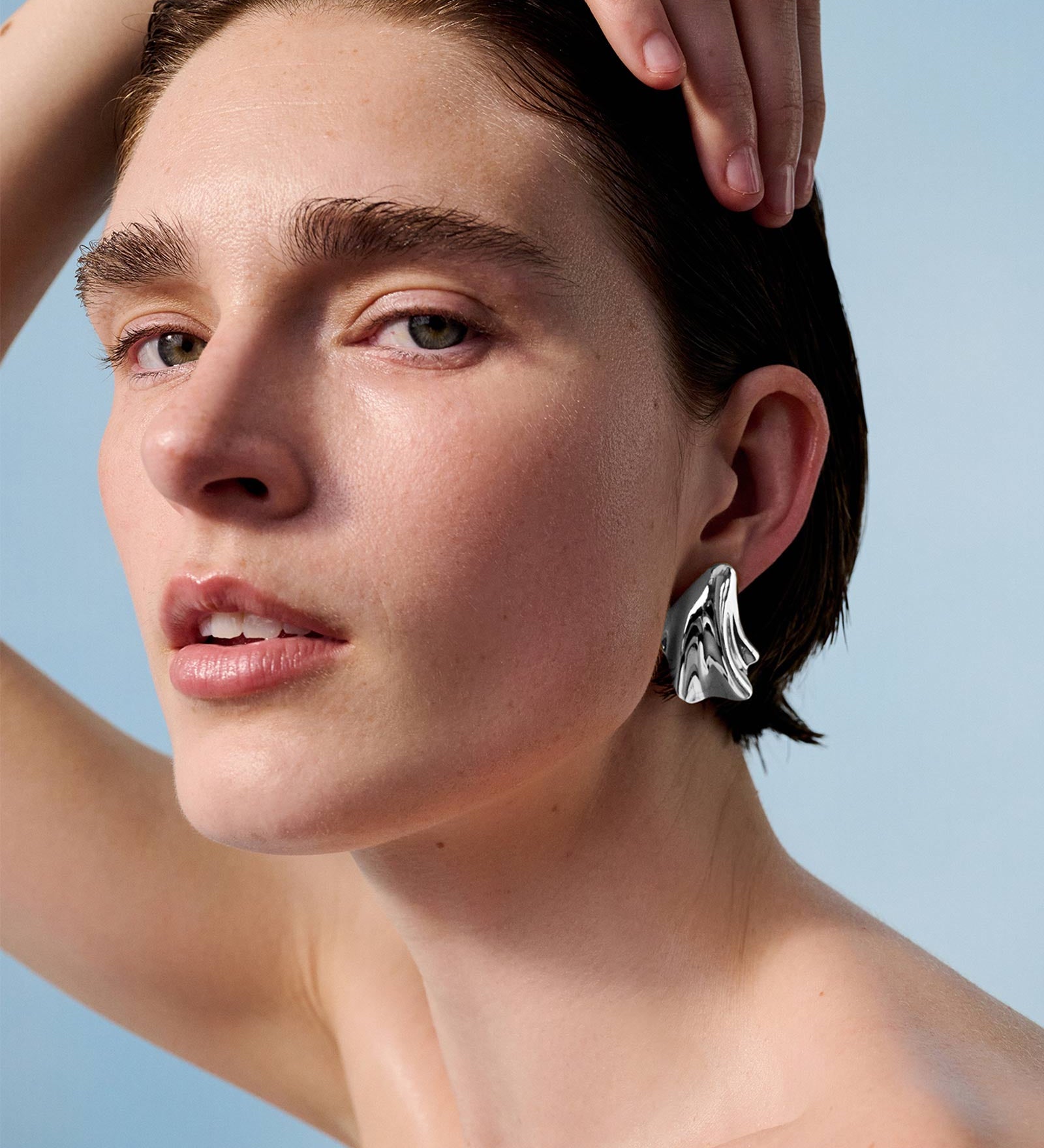 Lydia Earrings Silver Plated