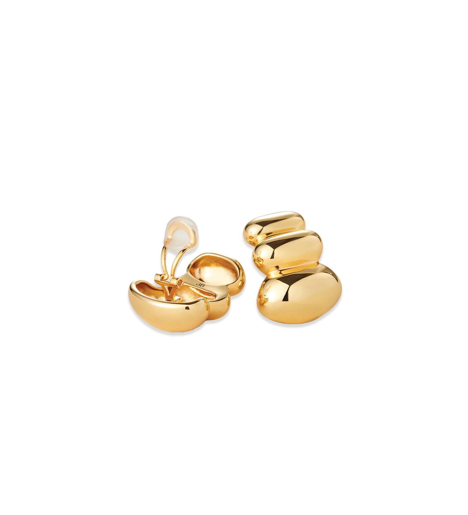 Non-Stop Clip On Earrings 14k Gold Dipped Brass