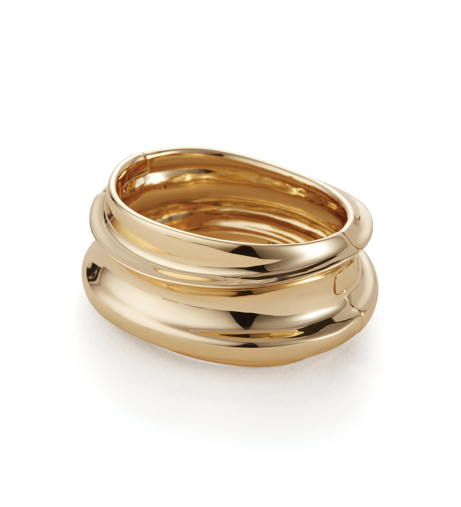 Lennon Mega Bangle Gold Tone Dipped