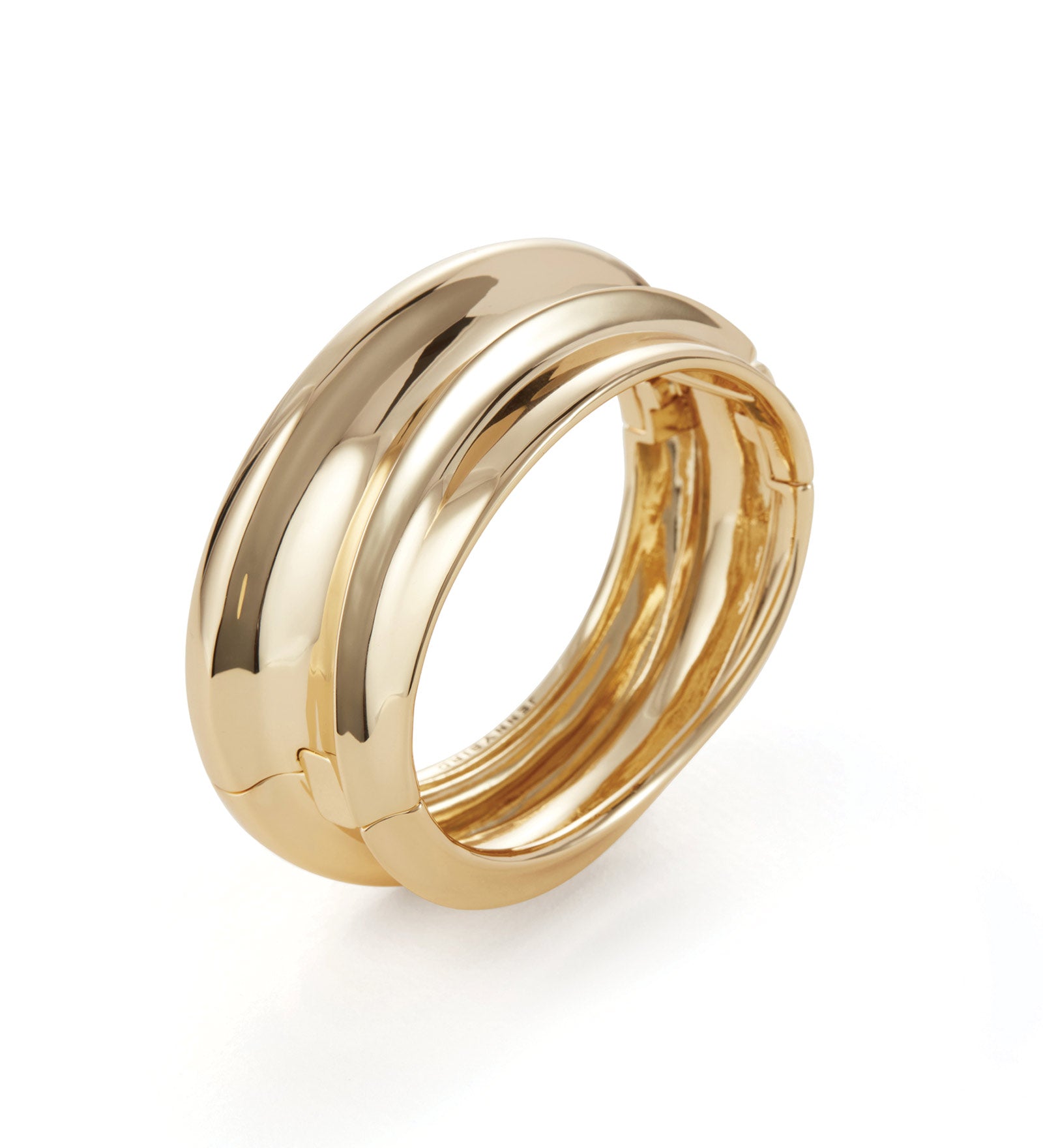 Lennon Mega Bangle Gold Tone Dipped