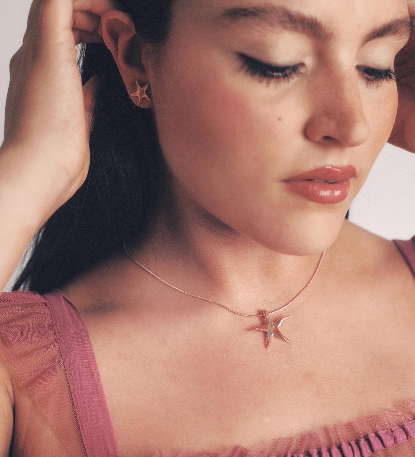 Estelle Necklace 14k Gold Plated