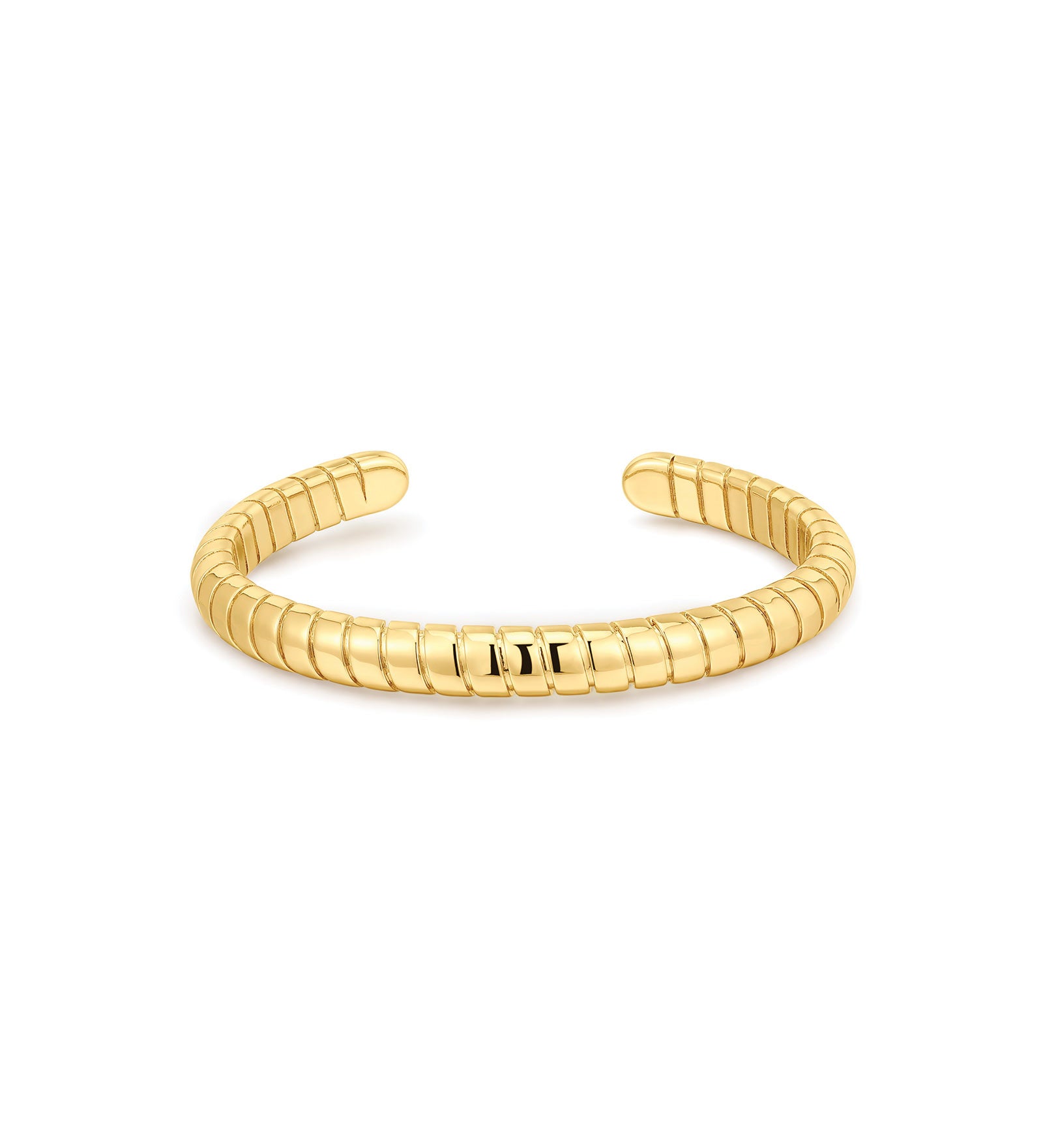 Snake Chain Cuff 14k Gold Plated