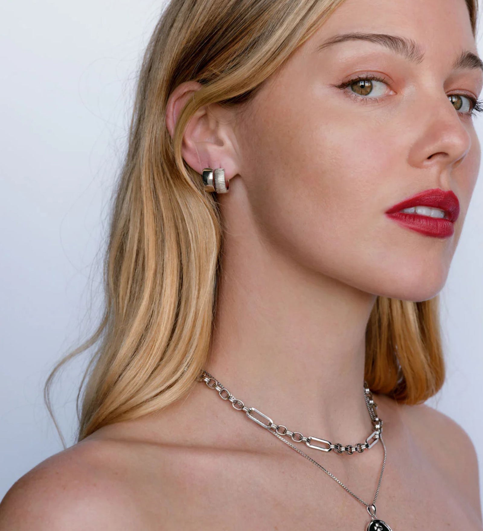 Luv AJ-Charlotte Link Chain Necklace-Necklaces-Blue Ruby Jewellery-Vancouver Canada