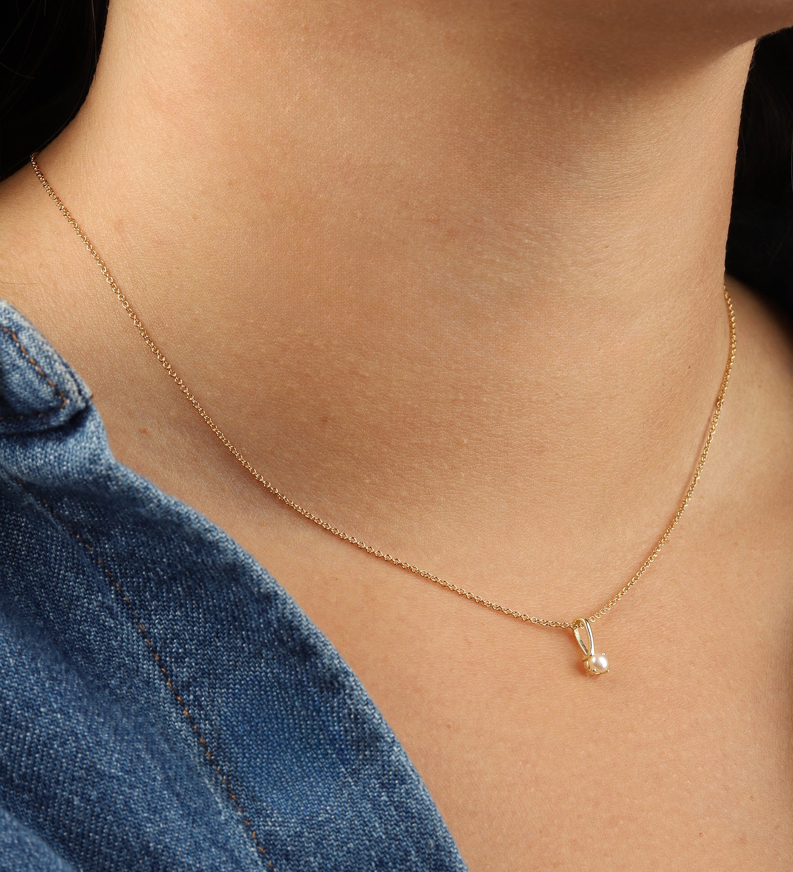 Leah Alexandra-Birthstone Pendant Necklace-Necklaces-Blue Ruby Jewellery-Vancouver Canada