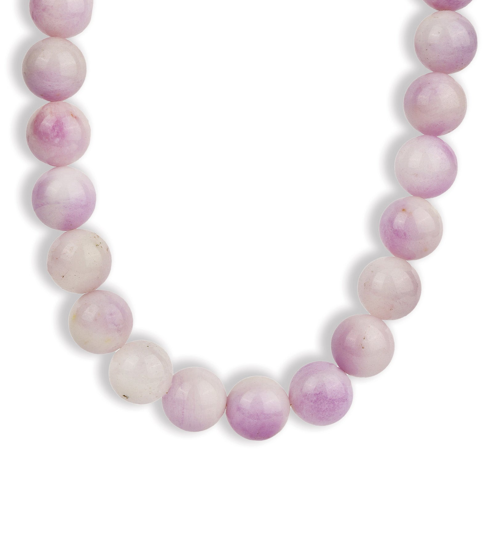 Lunita Luz-Chunky Beaded Necklace | 14mm-Necklaces-Gold, Purple Jade-Blue Ruby Jewellery-Vancouver Canada