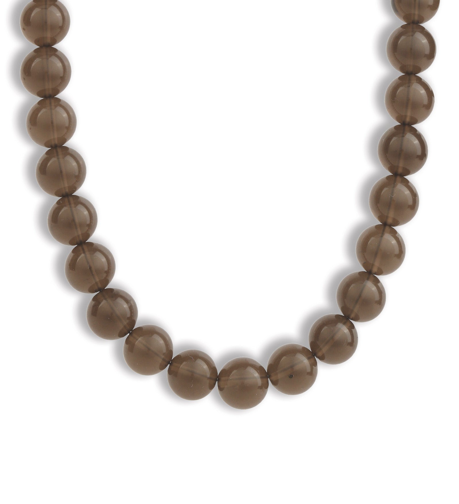 Lunita Luz-Chunky Beaded Necklace | 12mm-Necklaces-Silver, Ice Obsidian-Blue Ruby Jewellery-Vancouver Canada