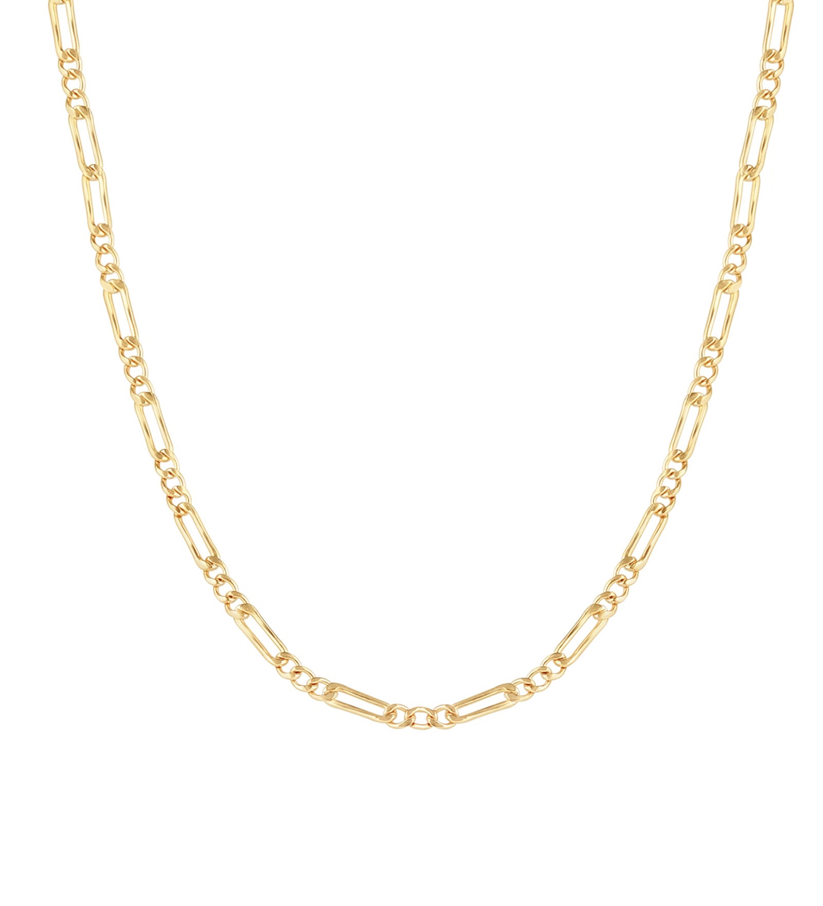 Figaro Chain Necklace I XL 14k Gold-fill / 18"