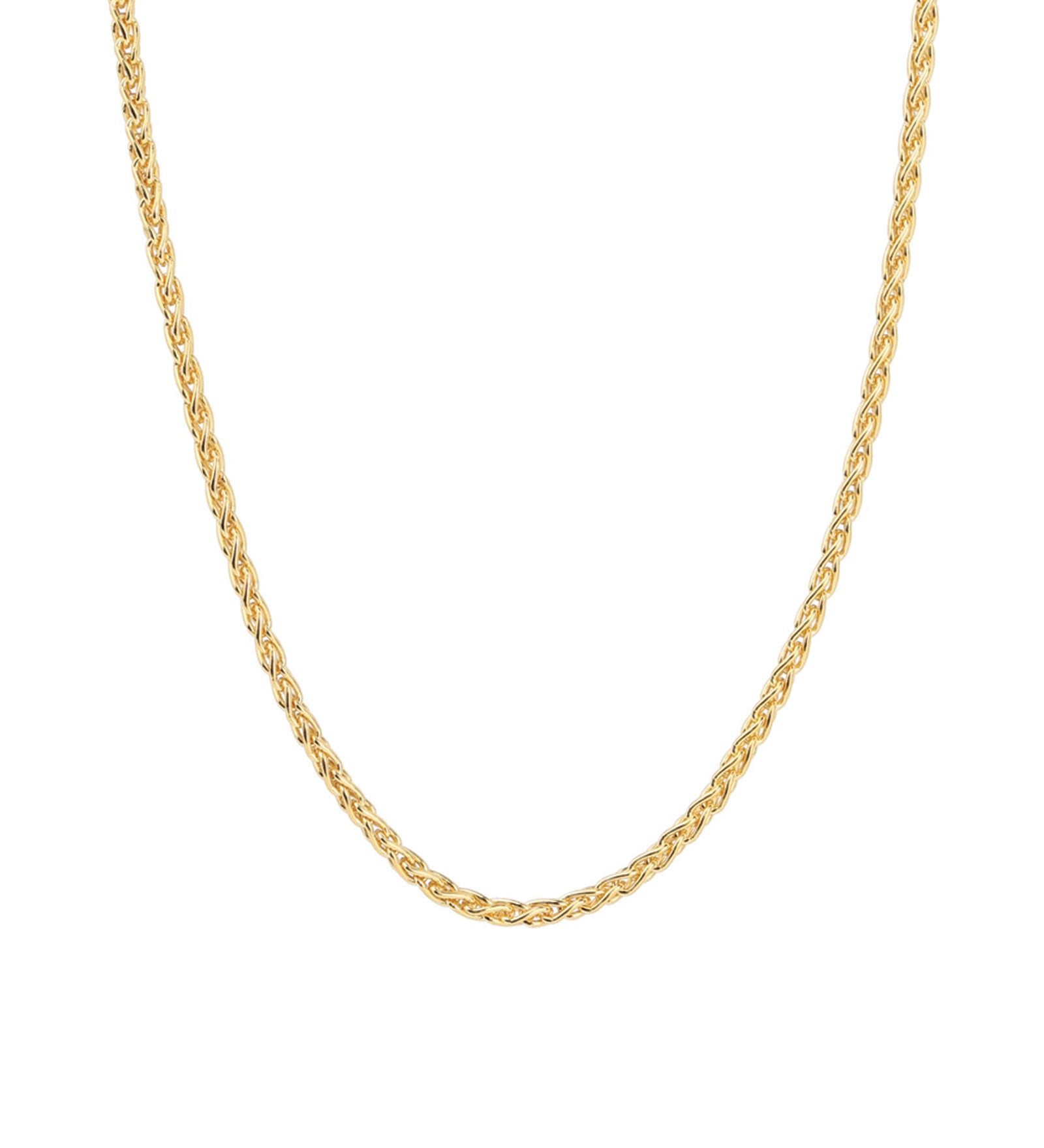Wheat Chain Necklace 14k Gold Filled