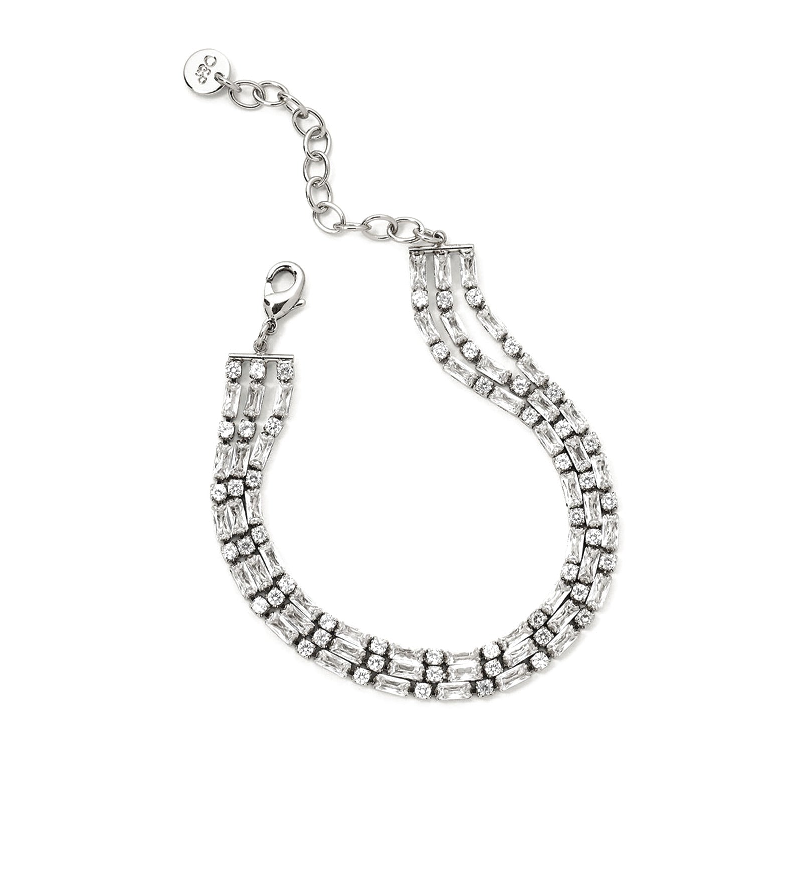 Julianna Bracelet Silver Tone Plated, Cubic Zirconia