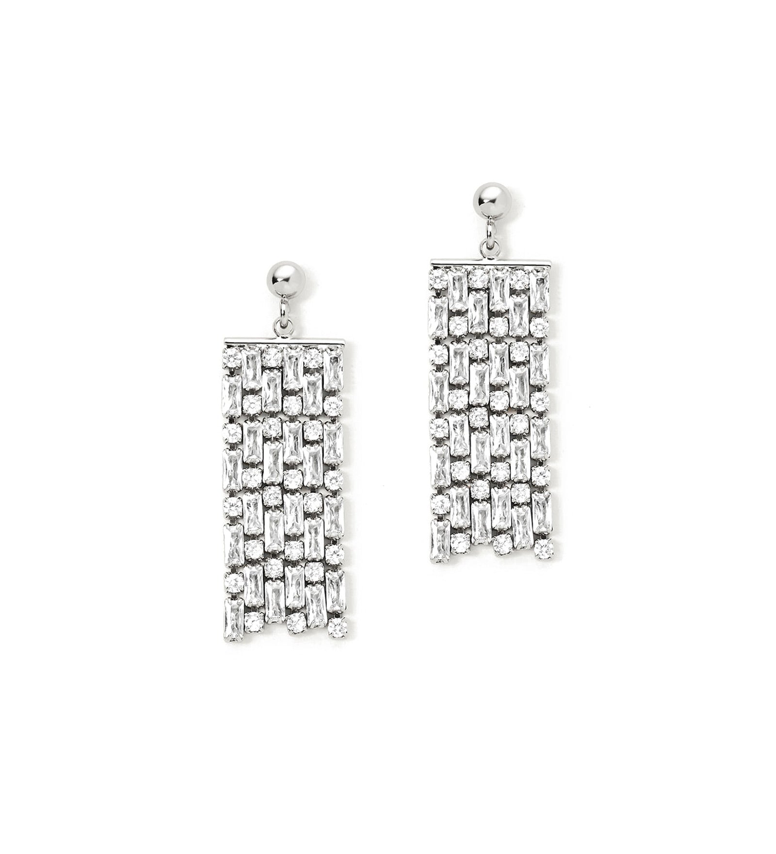 Whitney Earrings Silver Tone Plated