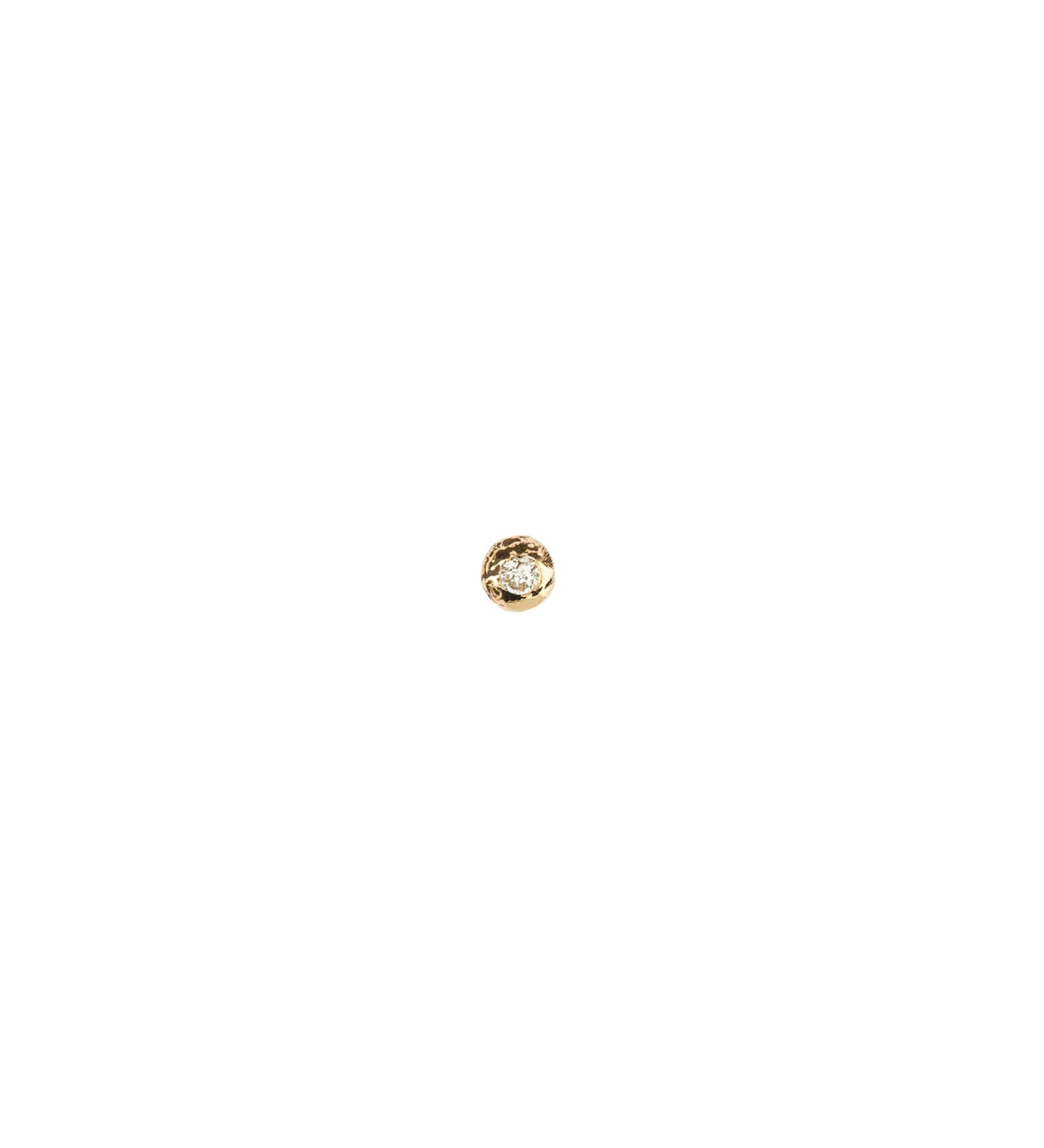 Pyrrha-Stone Set 14k Stud-Earrings-14k Yellow Gold, Diamond-Blue Ruby Jewellery-Vancouver Canada