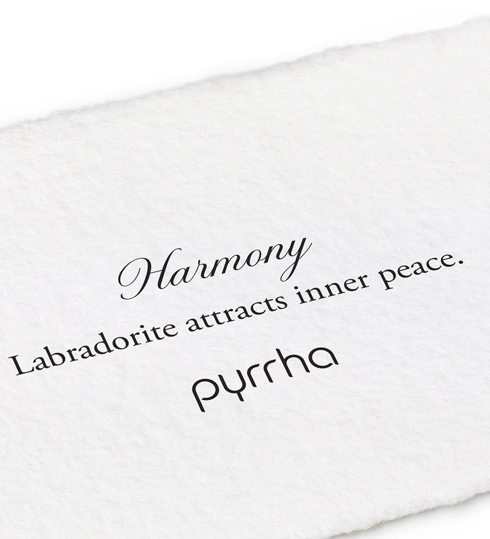 Pyrrha-Inner Peace Signature Attraction Charm-Necklaces-Oxidized Sterling Silver, Labradorite-Blue Ruby Jewellery-Vancouver Canada