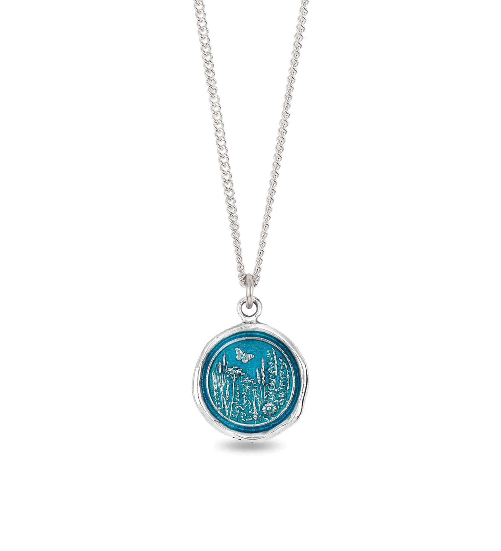 Pyrrha-Wild at Heart Necklace | Capri Blue-Necklaces-Blue Ruby Jewellery-Vancouver Canada