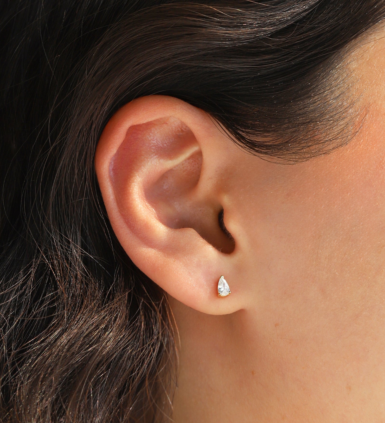 Quiet Icon-Birthstone Mix Shape CZ Stud-Earrings-Blue Ruby Jewellery-Vancouver Canada