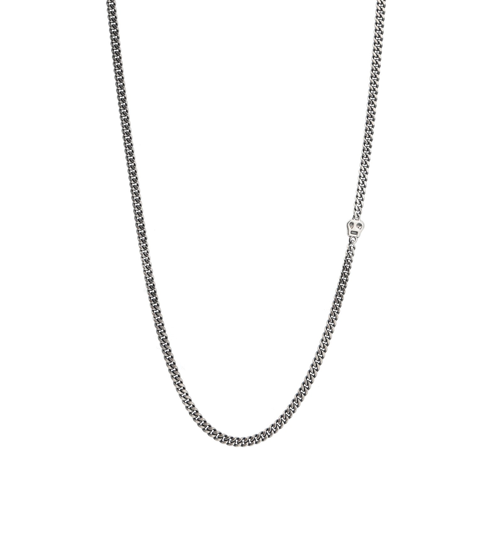 Scosha Mens-Endless Chain-Necklaces-Sterling Silver-Blue Ruby Jewellery-Vancouver Canada