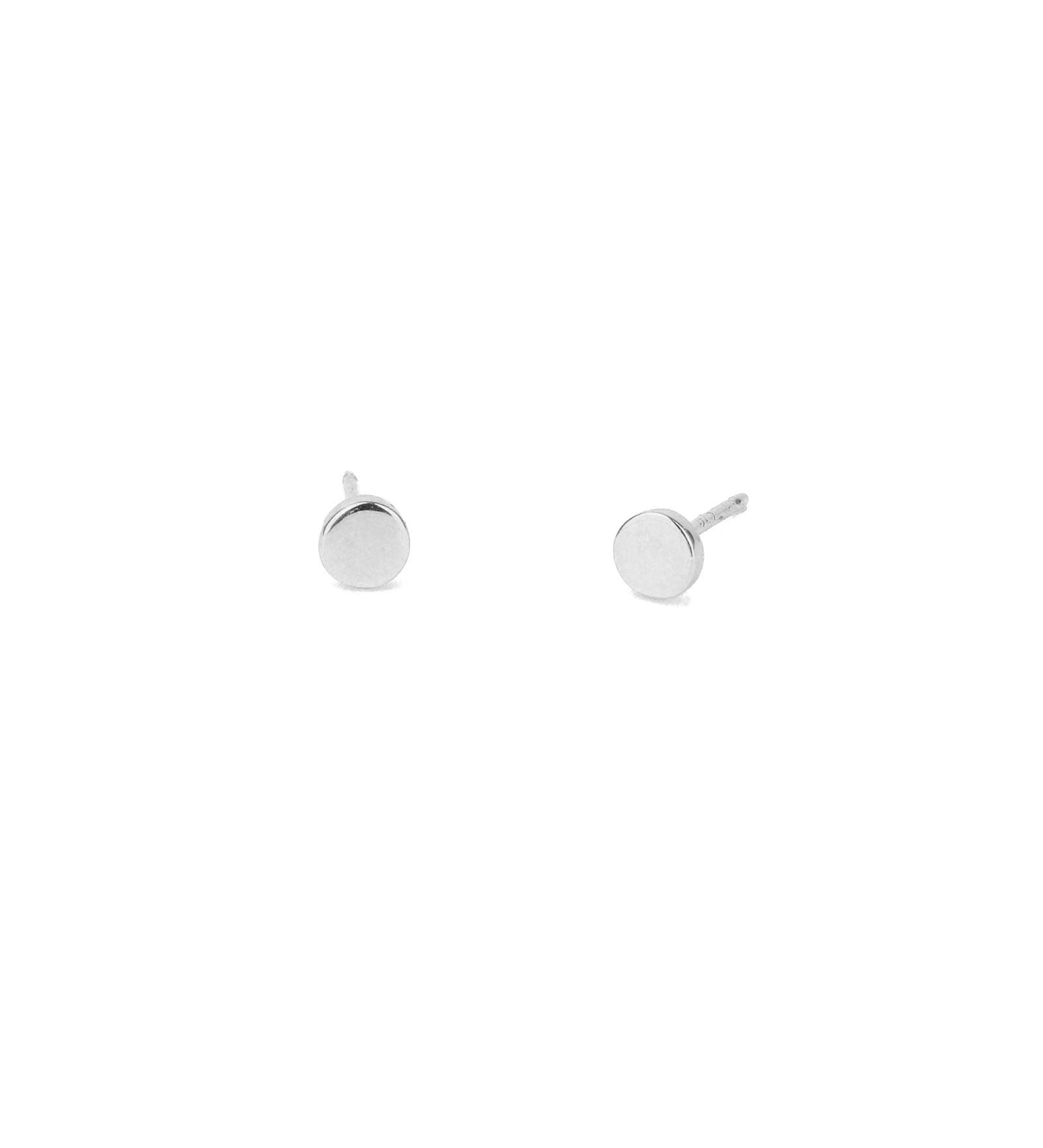 Tashi-Tiny Dot Studs-Earrings-Sterling Silver-Blue Ruby Jewellery-Vancouver Canada