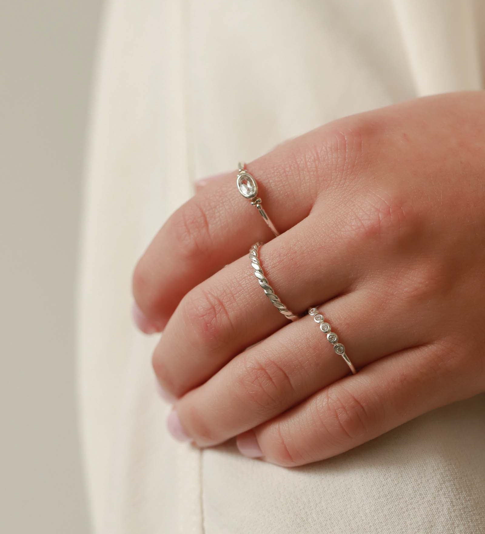 Twist Ring Sterling Silver / 6