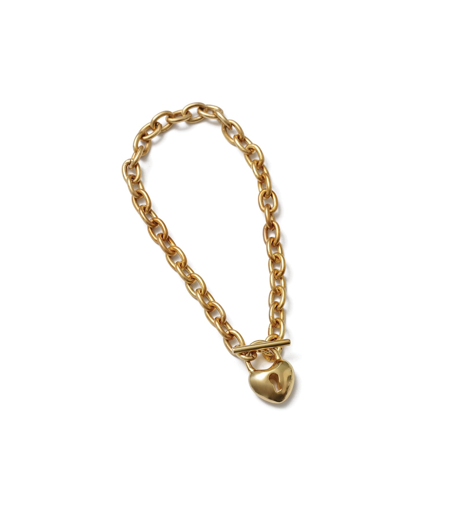 Heartlock Bracelet 14k Gold Plated