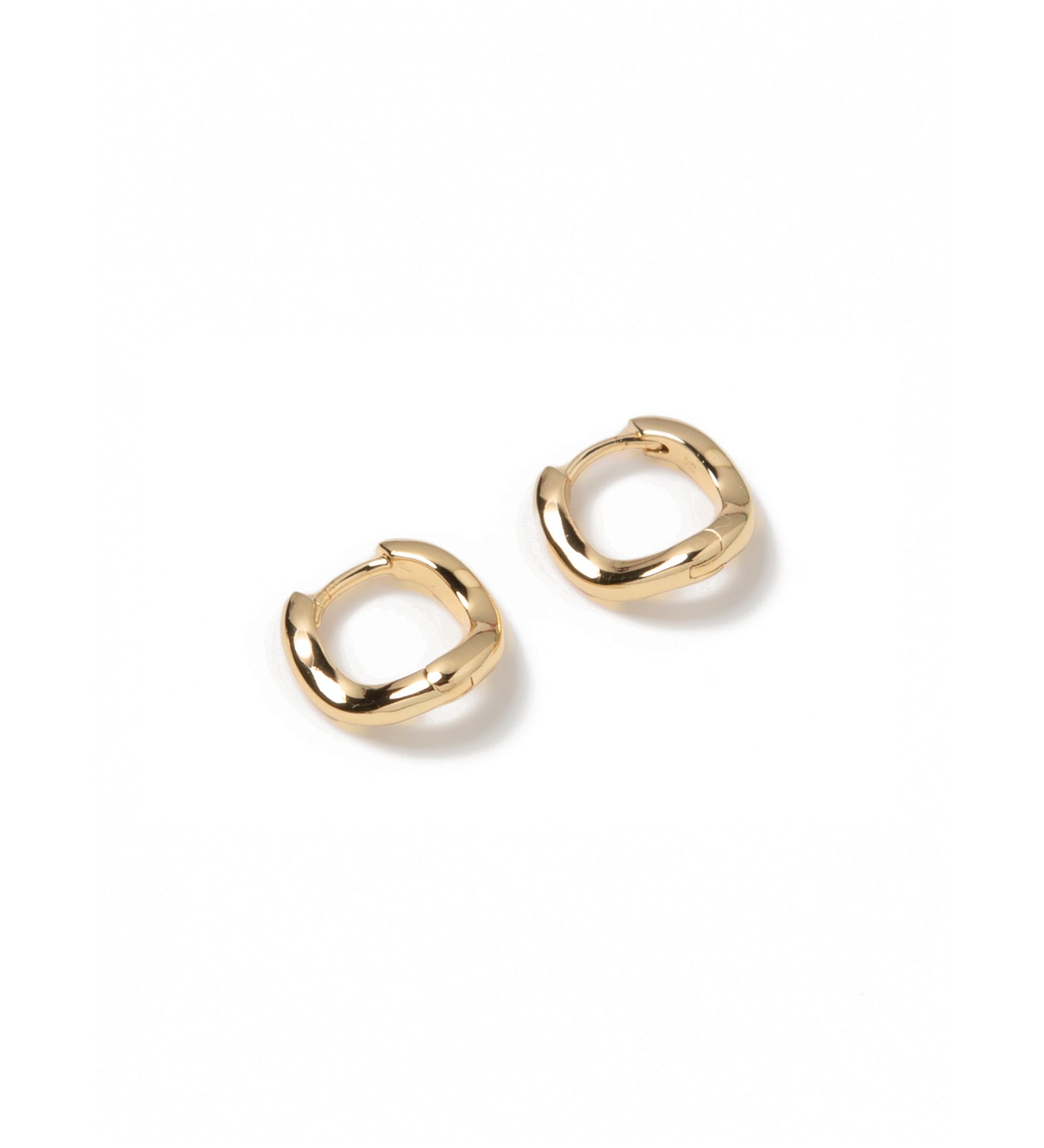 Small Rowan Hoops 14k Gold Plated