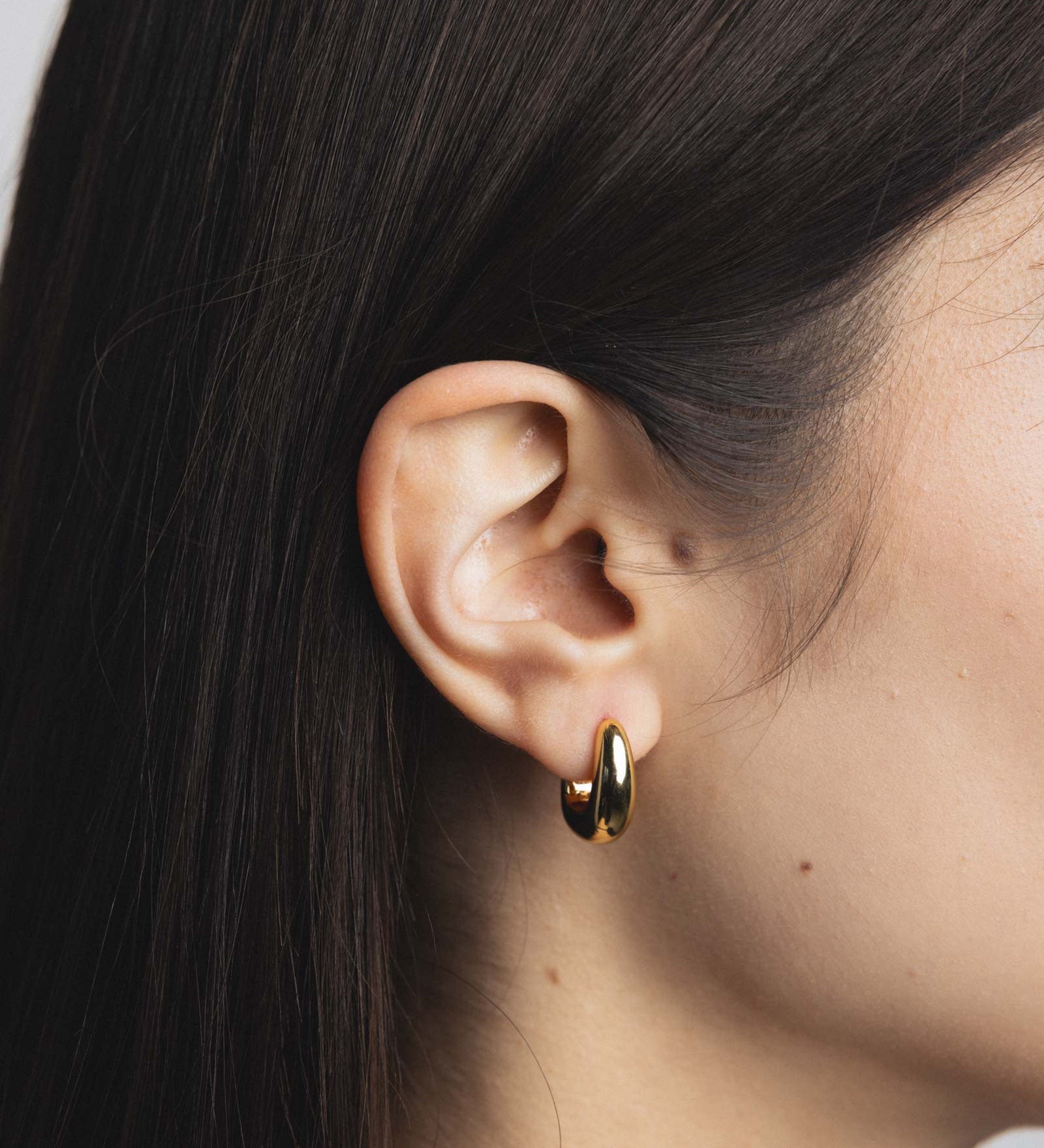 Gemma Huggies 14k Gold Plated