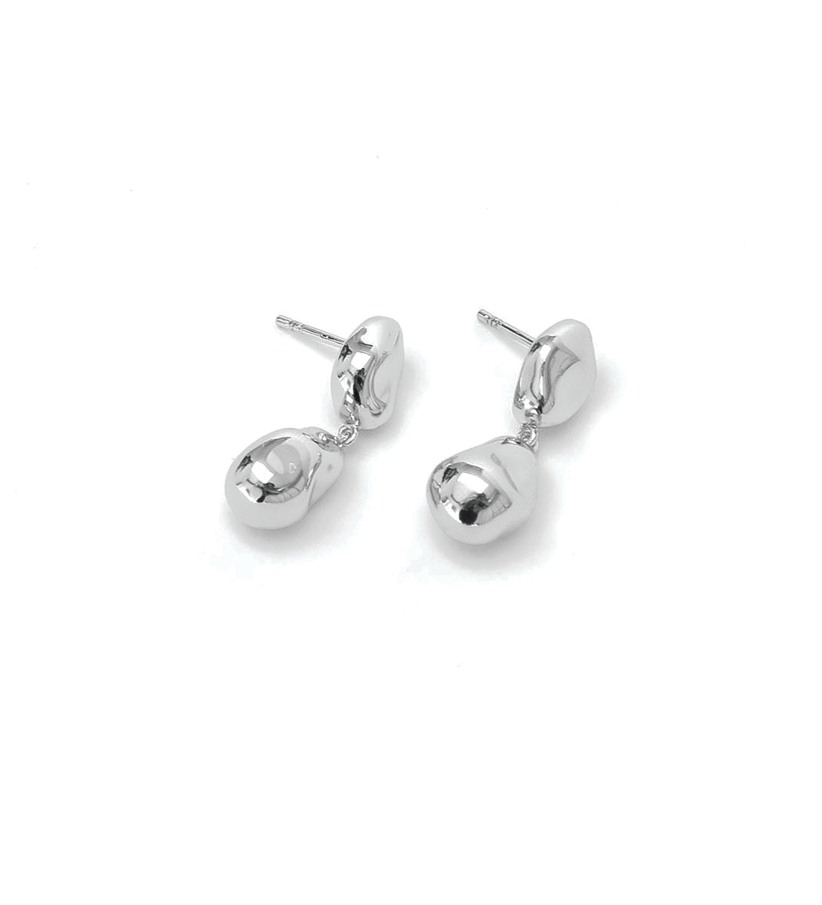 Wolf Circus-Pinto Earrings-Earrings-Sterling Silver-Blue Ruby Jewellery-Vancouver Canada