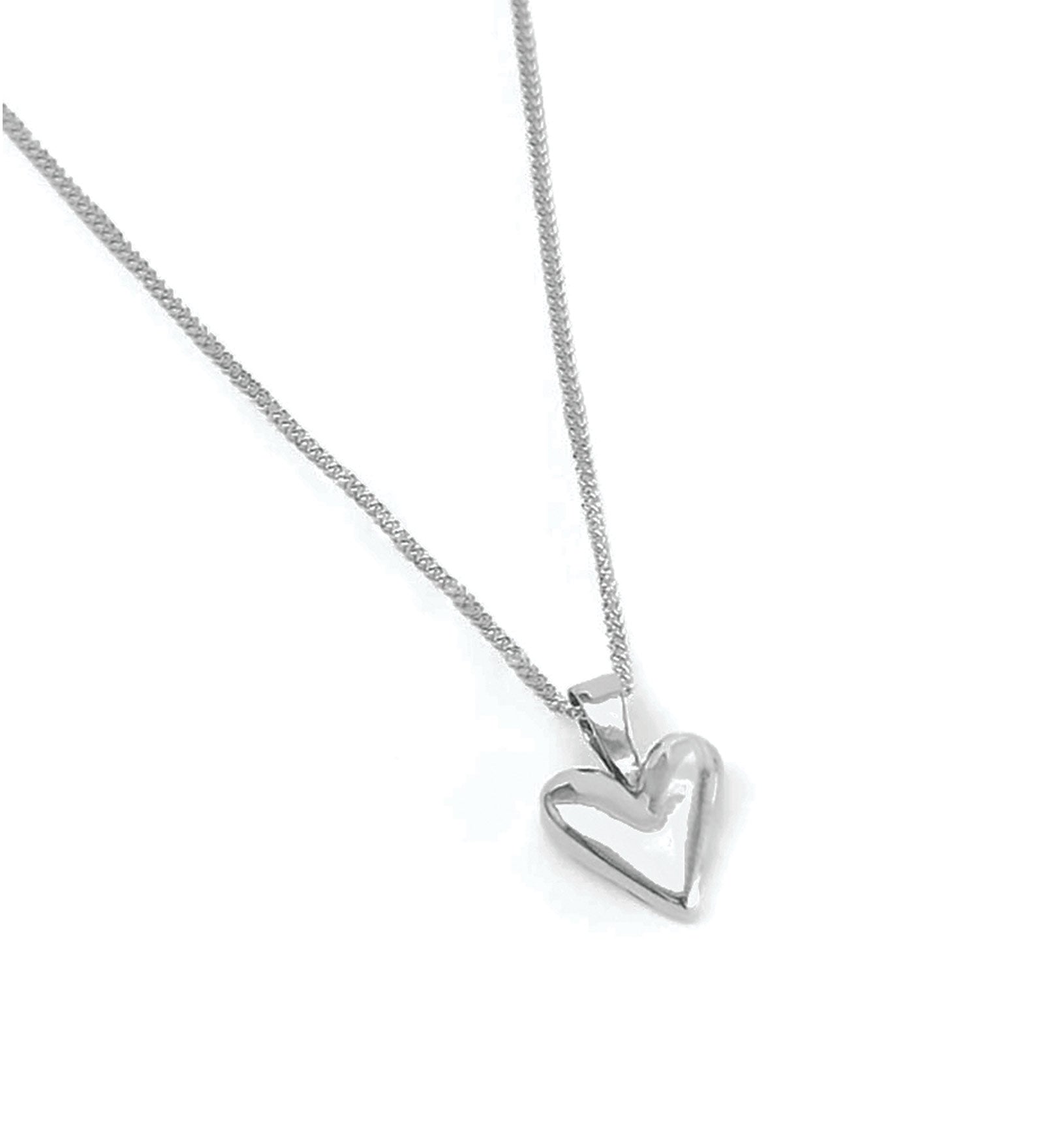 Wolf Circus-Baby Heart Necklace-Necklaces-Sterling Silver-Blue Ruby Jewellery-Vancouver Canada