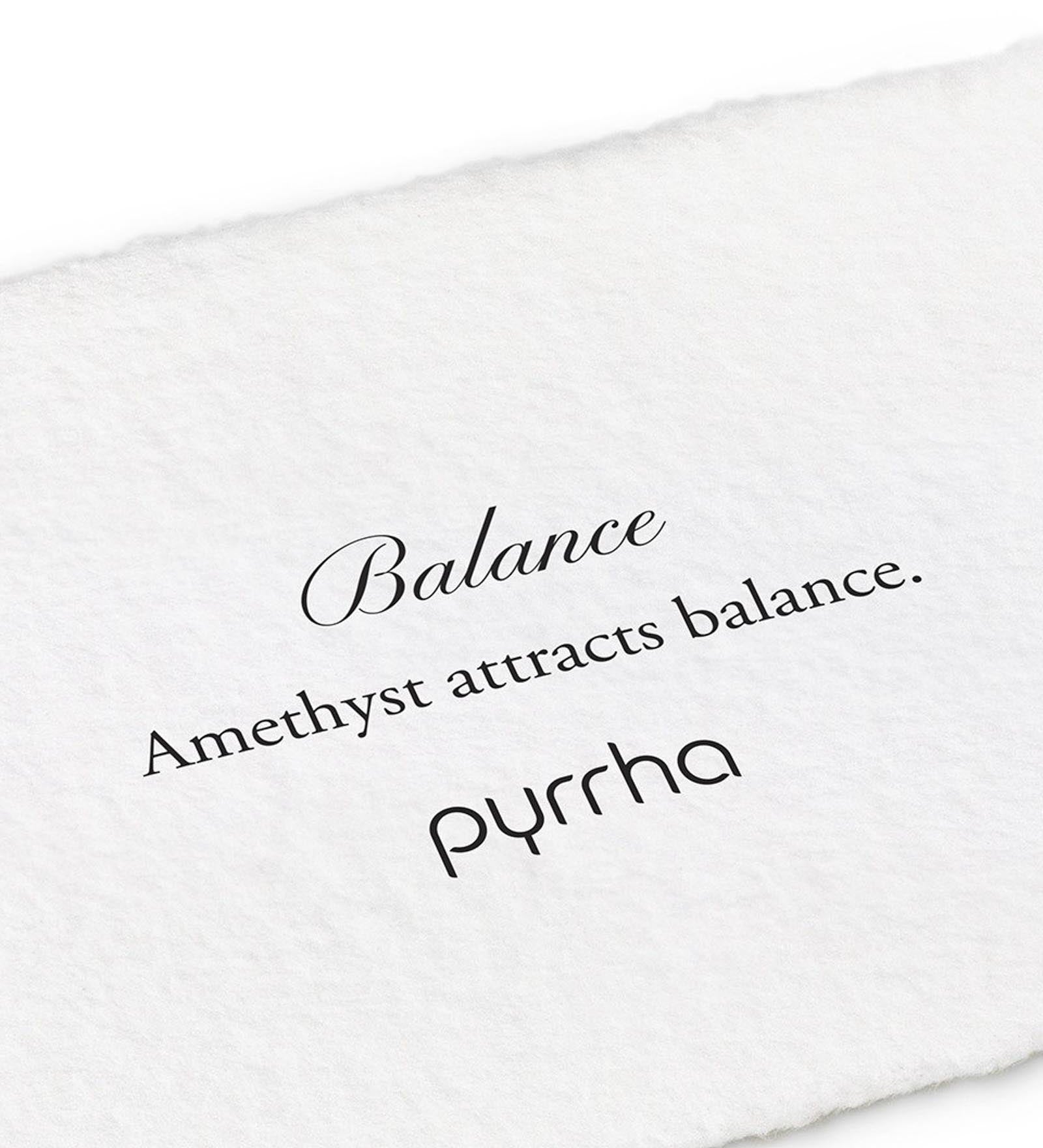 Pyrrha-Balance Signature Attraction Charm-Necklaces-Sterling Silver, Amethyst-Blue Ruby Jewellery-Vancouver Canada