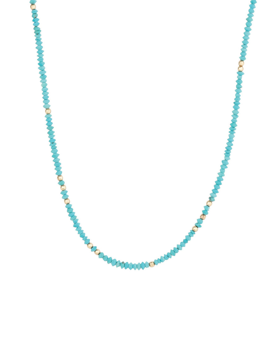 Gem Jar-Beaded Turquoise Necklace-Necklaces-14k Gold Filled, Turquoise-Blue Ruby Jewellery-Vancouver Canada