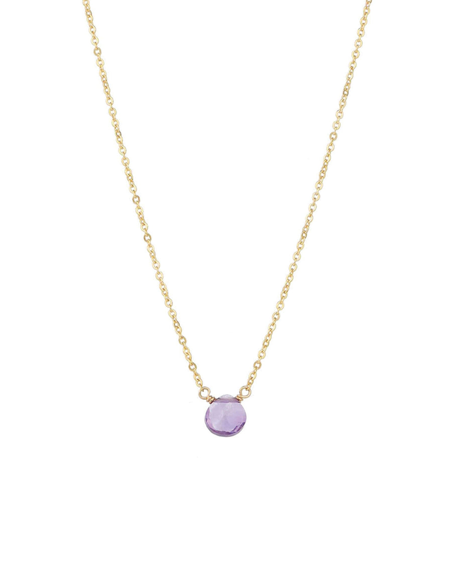 Poppy Rose-Beverly Necklace-Necklaces-14k Gold-fill, Amythest-Blue Ruby Jewellery-Vancouver Canada