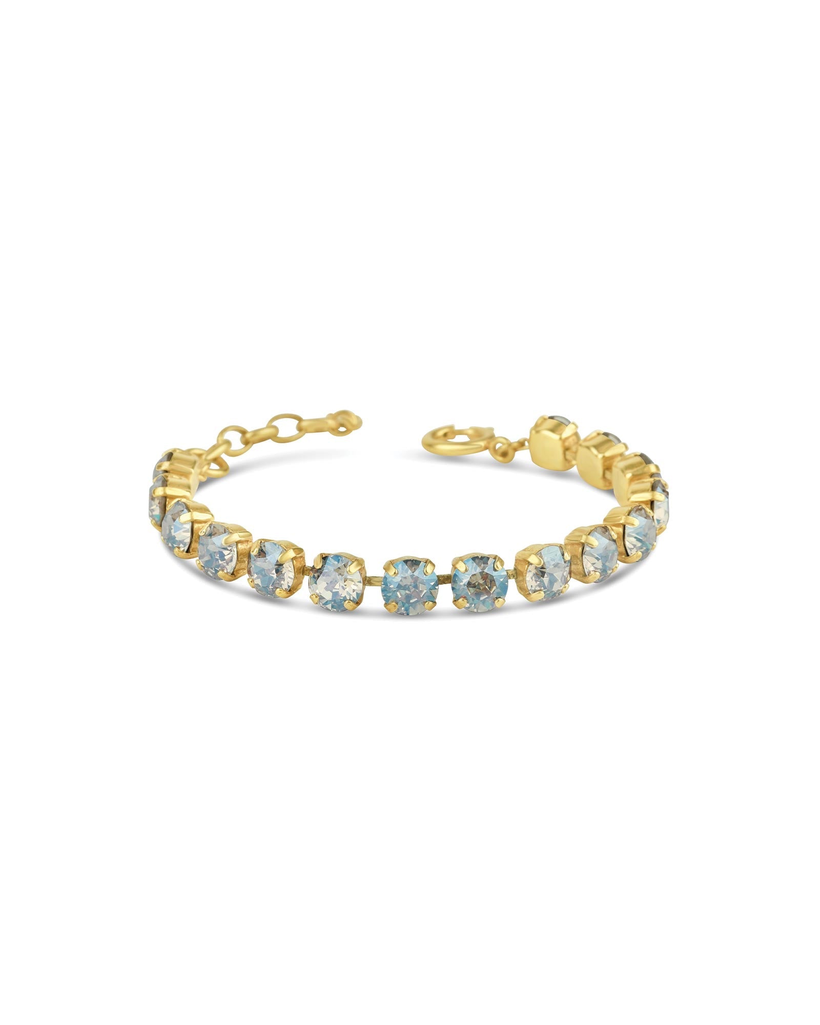 La Vie Parisienne Crystal Bracelet 8mm 14k Gold Plated