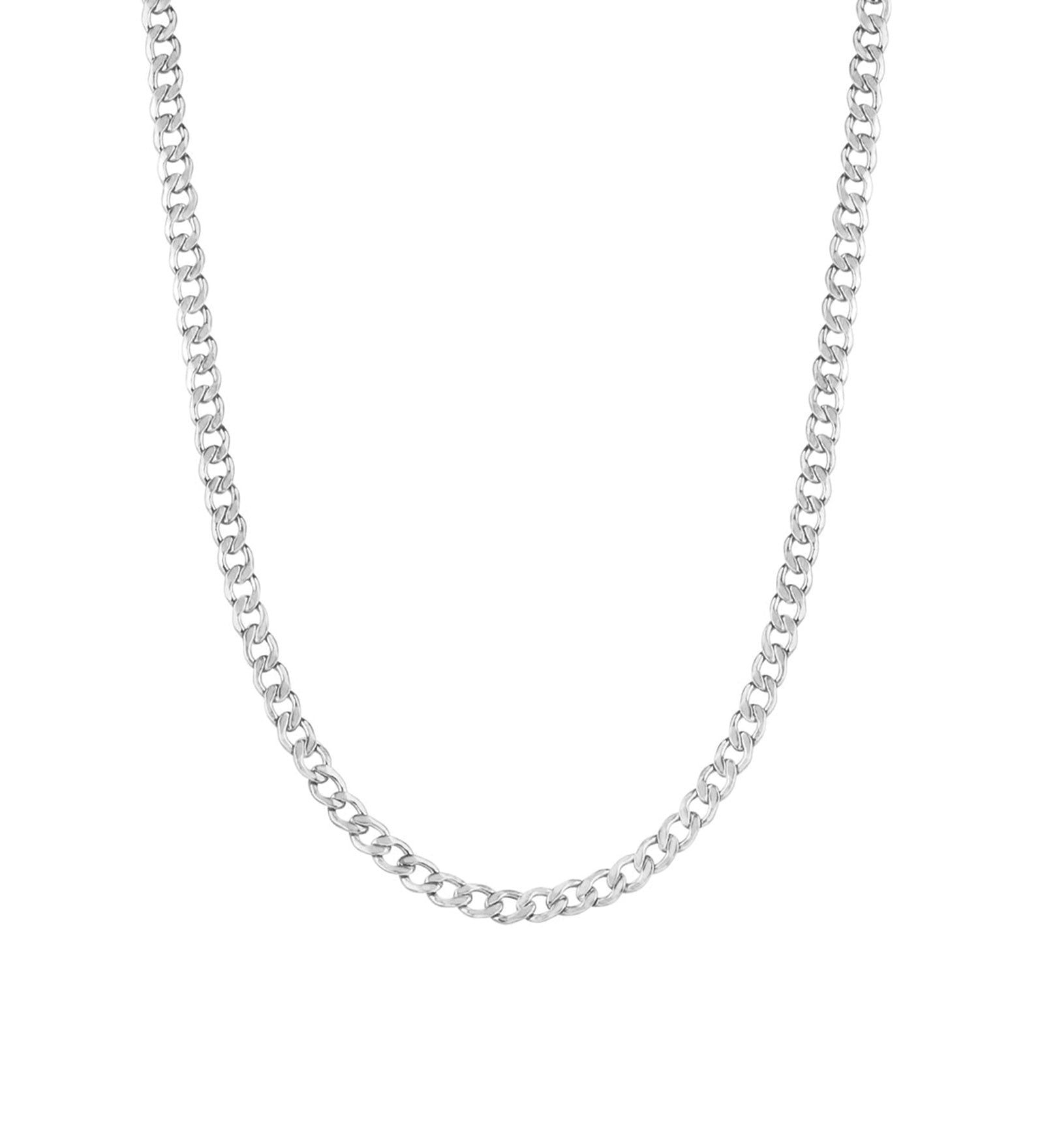 1948-Curb Chain Necklace I Medium-Necklaces-Blue Ruby Jewellery-Vancouver Canada