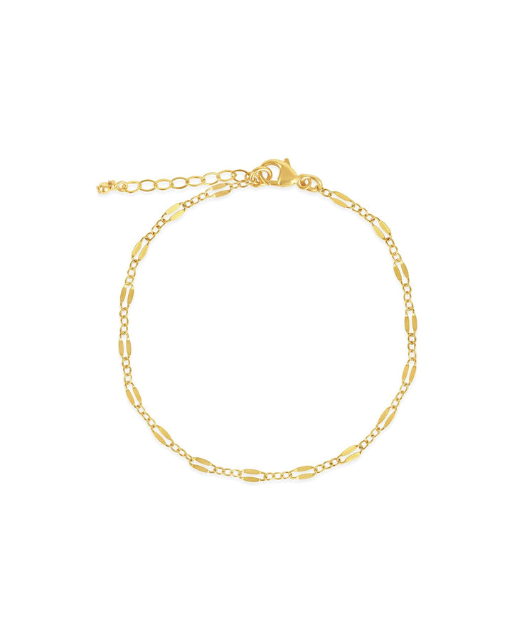 1948-Dap Chain Bracelet-Bracelets-14k Gold-fill-Blue Ruby Jewellery-Vancouver Canada