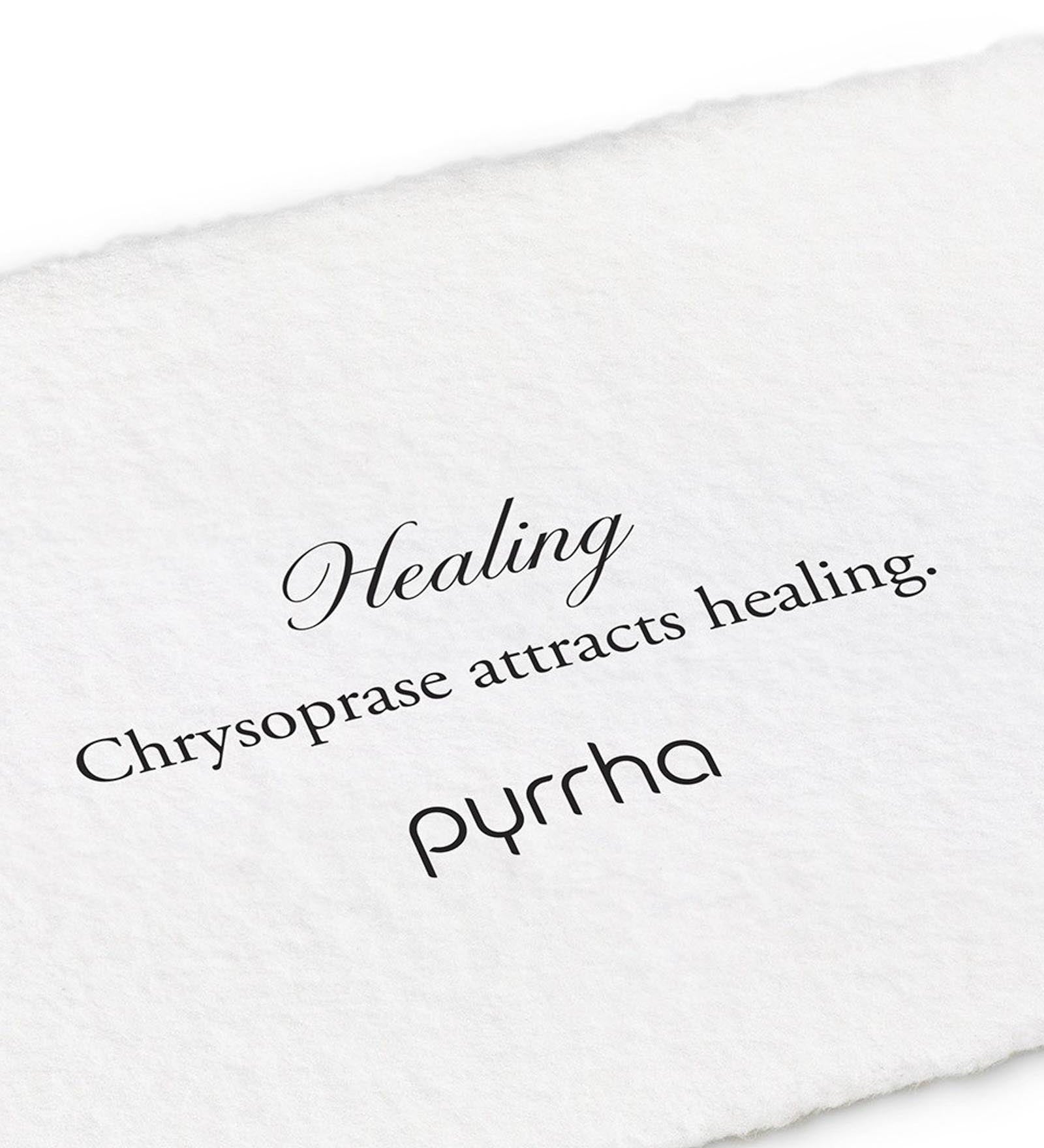 Pyrrha-Healing Signature Attraction Charm-Necklaces-Sterling Silver, Chrysoprase-Blue Ruby Jewellery-Vancouver Canada