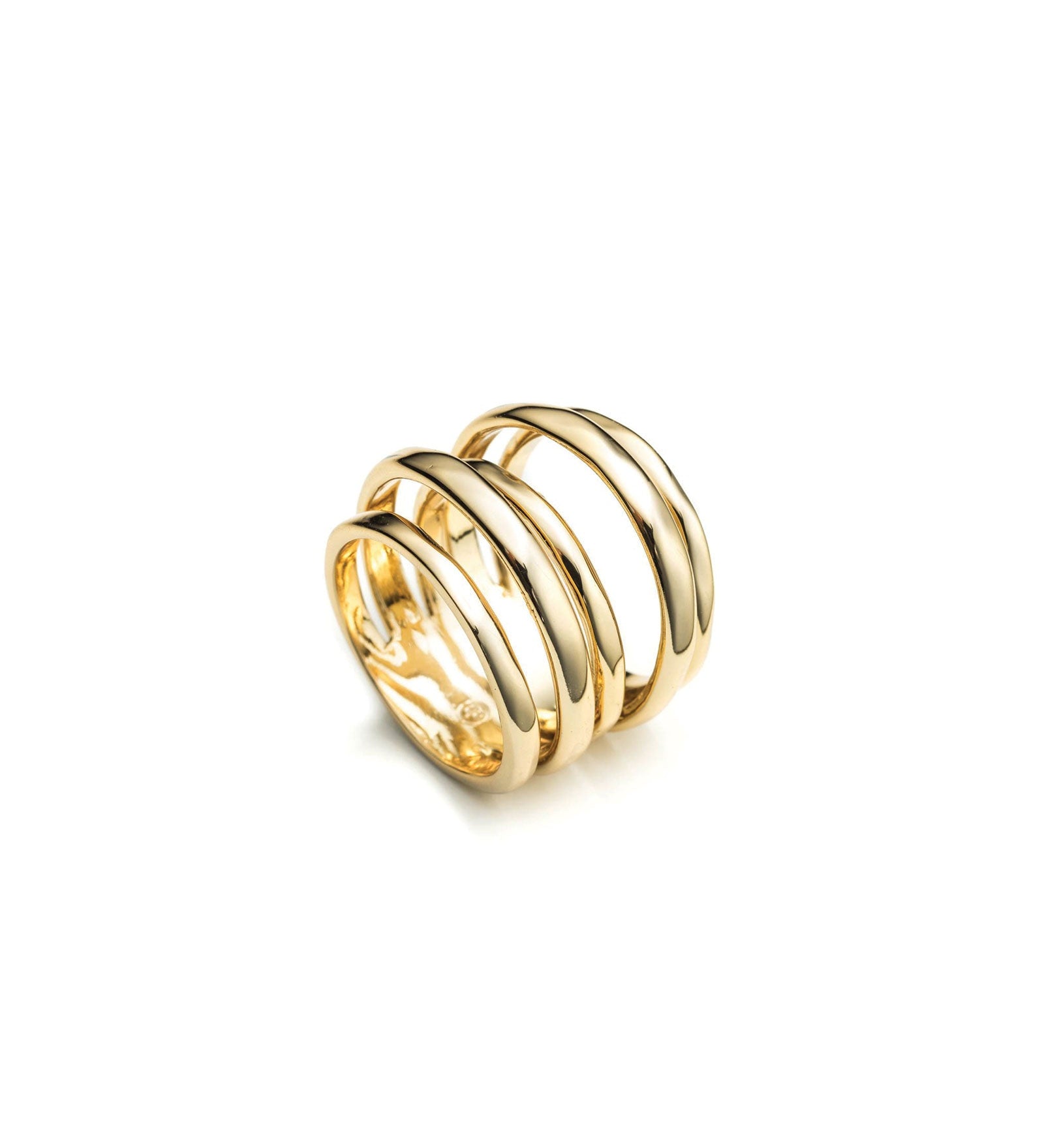 Alexis Bittar-Layered Ring-Rings-14k Gold Plated-6-Blue Ruby Jewellery-Vancouver Canada