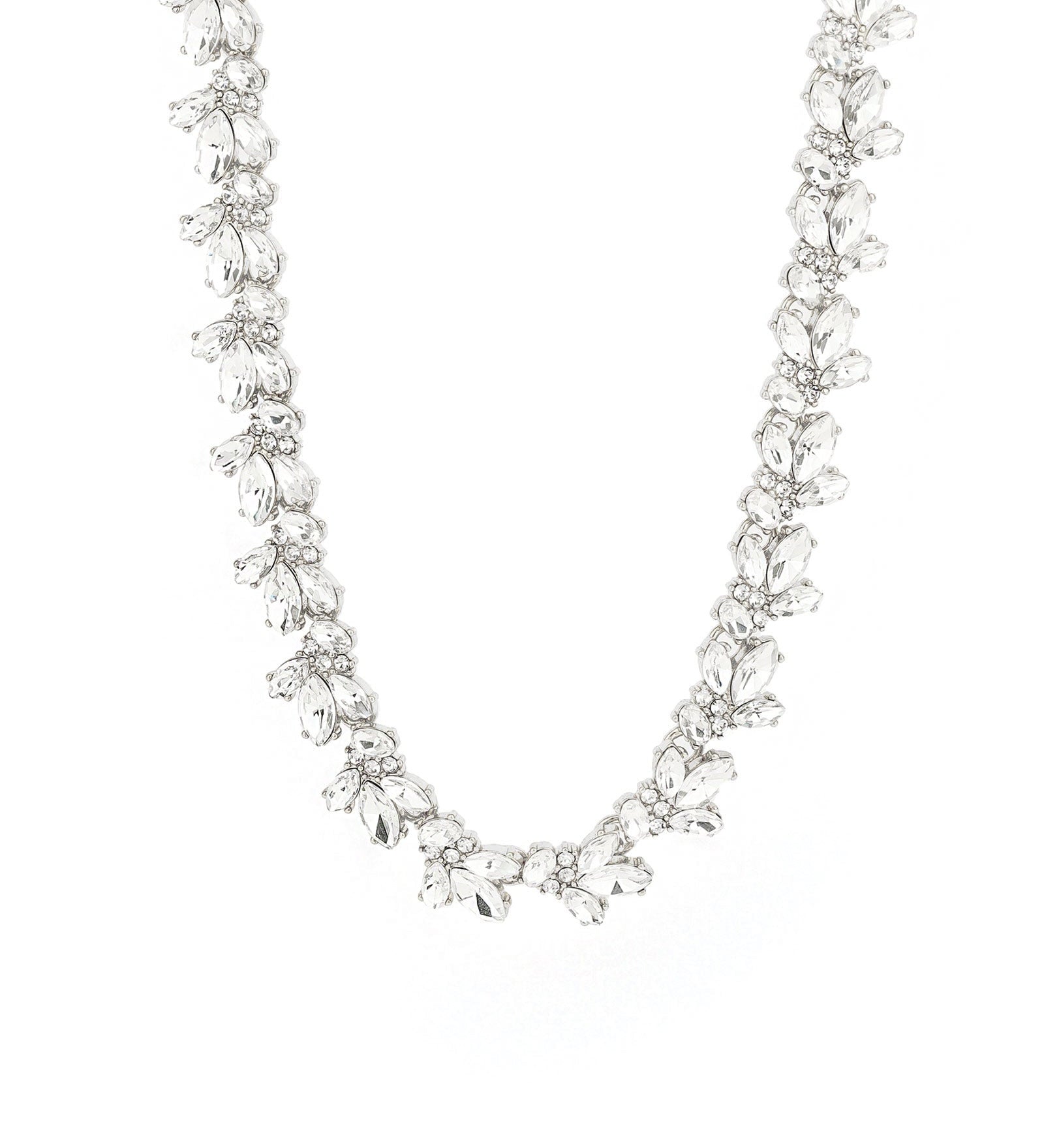 Olive & Piper-Mini Lucy Necklace-Necklaces-Silver-Tone, Crystal-Blue Ruby Jewellery-Vancouver Canada