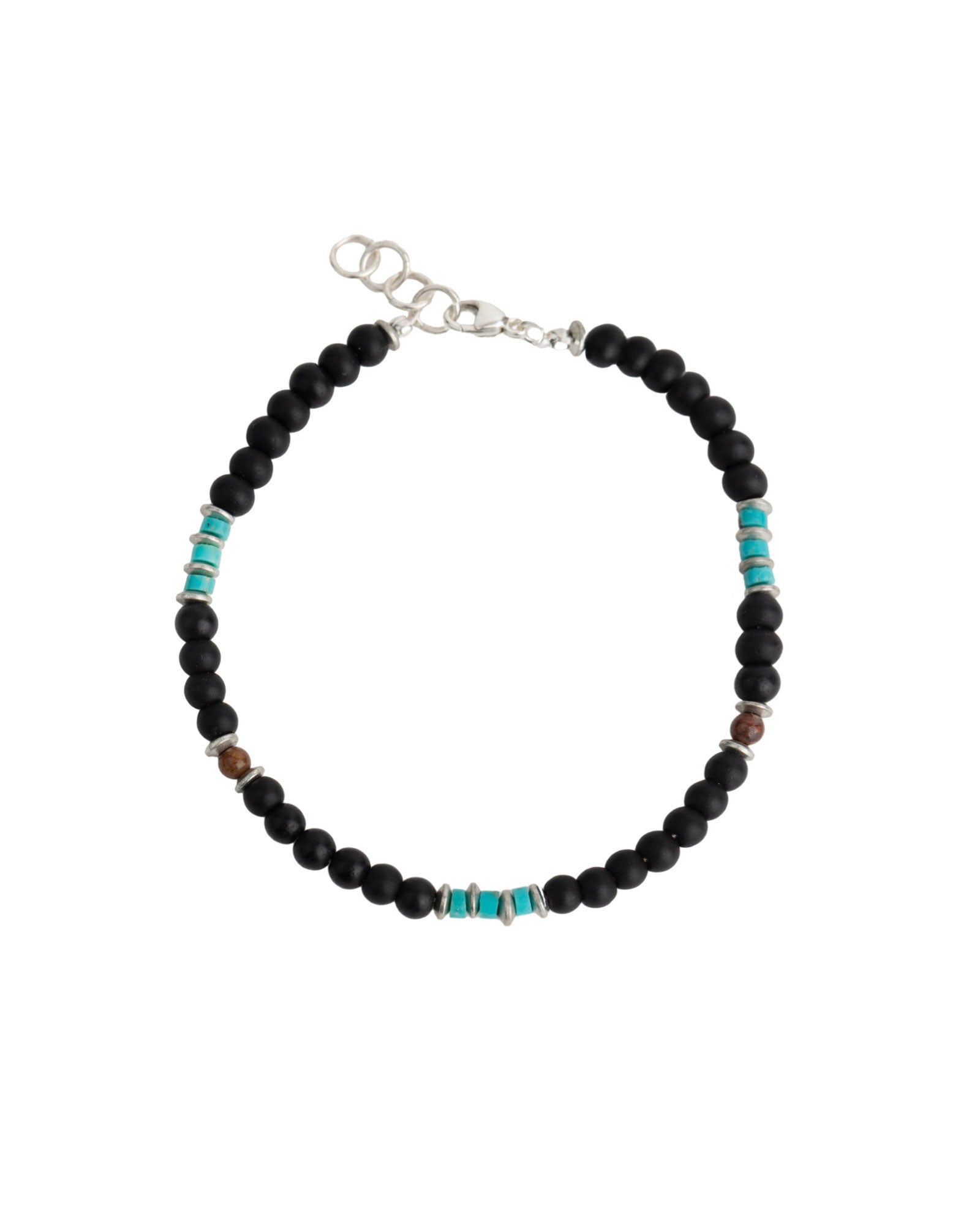 Finley Wilder Mixed Stone Disc Bracelet Blue Ruby Jewellery Canada